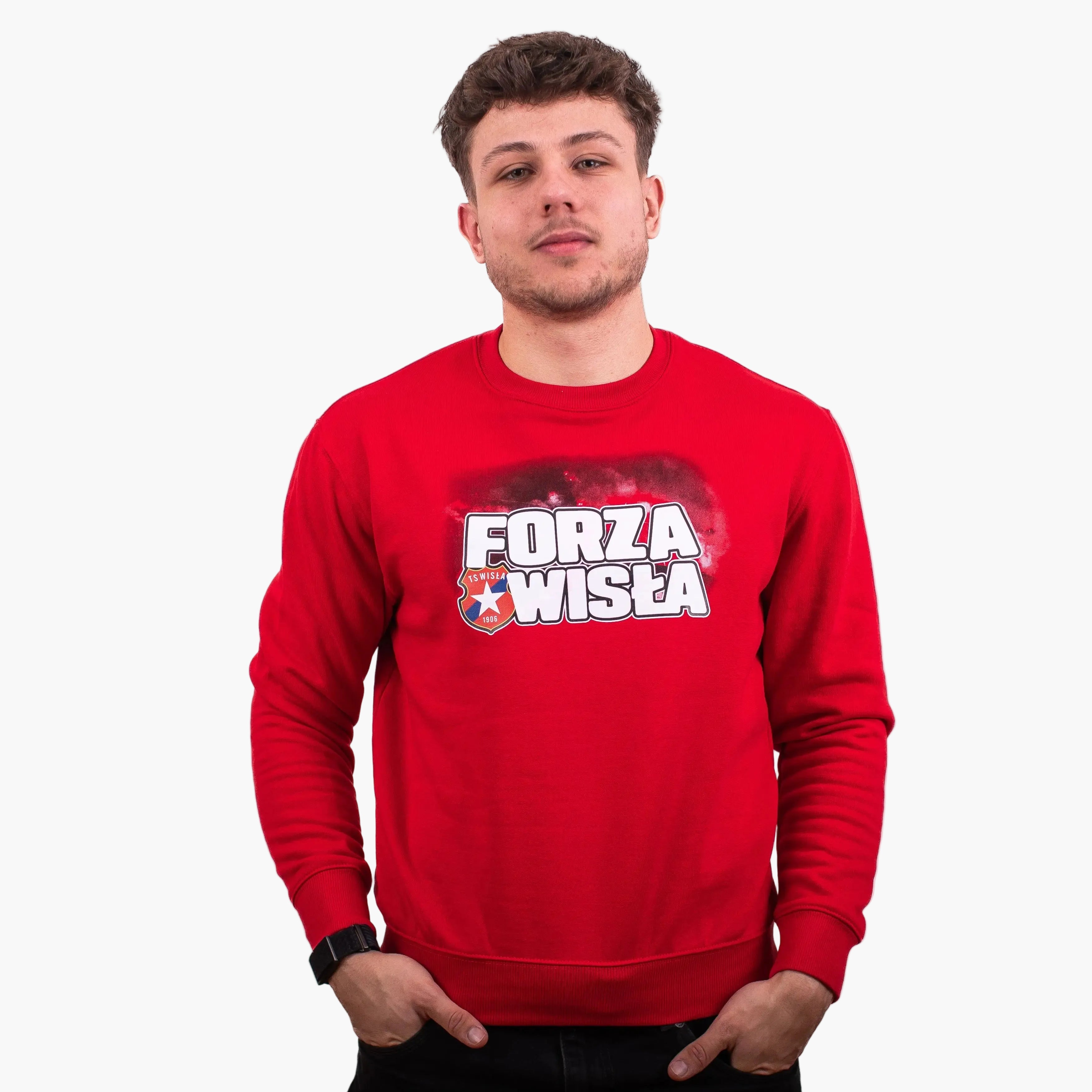 Bluza dziecięca Forza Wisła - czerwona Wisła Kraków Offical FanShop