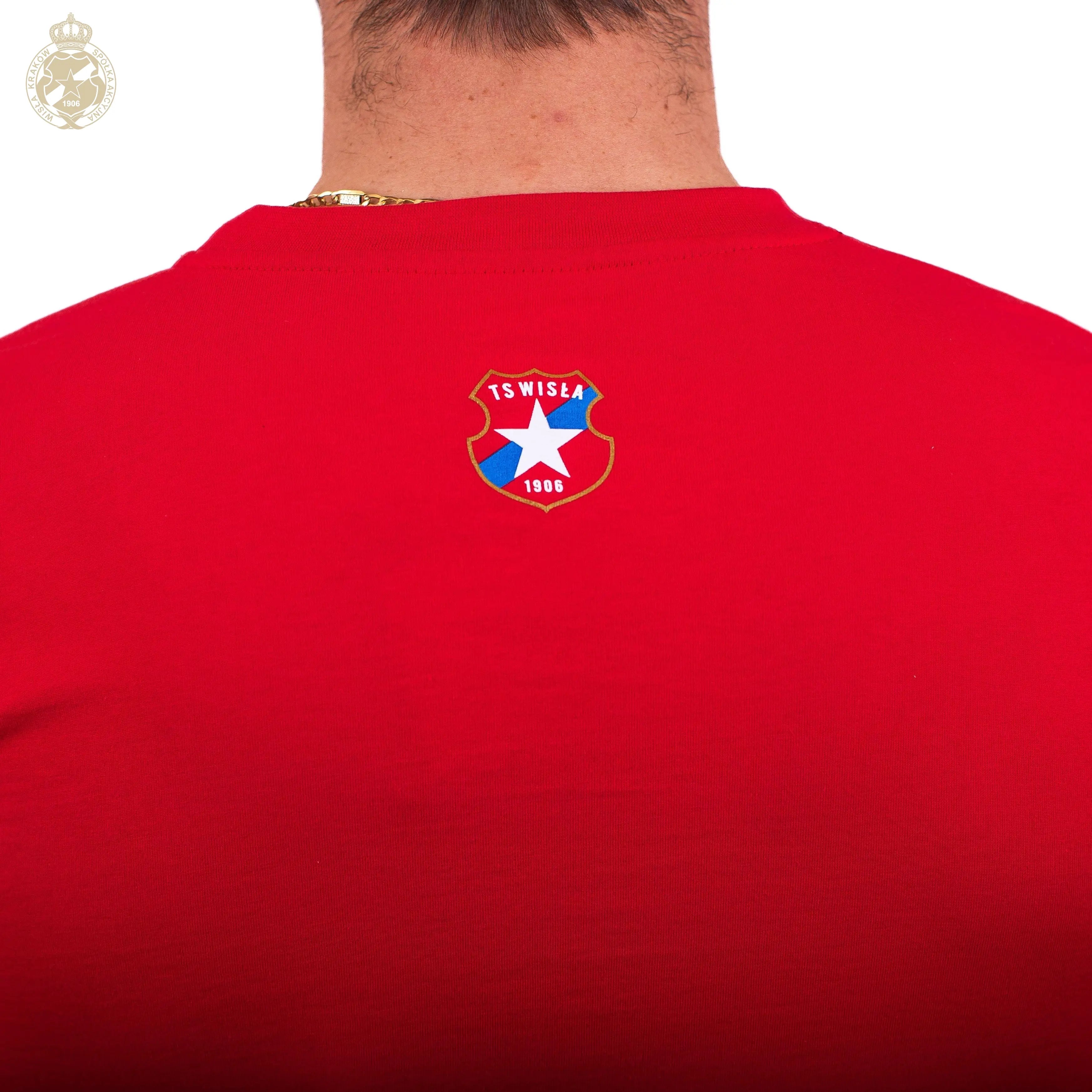 T-shirt AVE Wisła - czerwony Wisła Kraków Offical FanShop