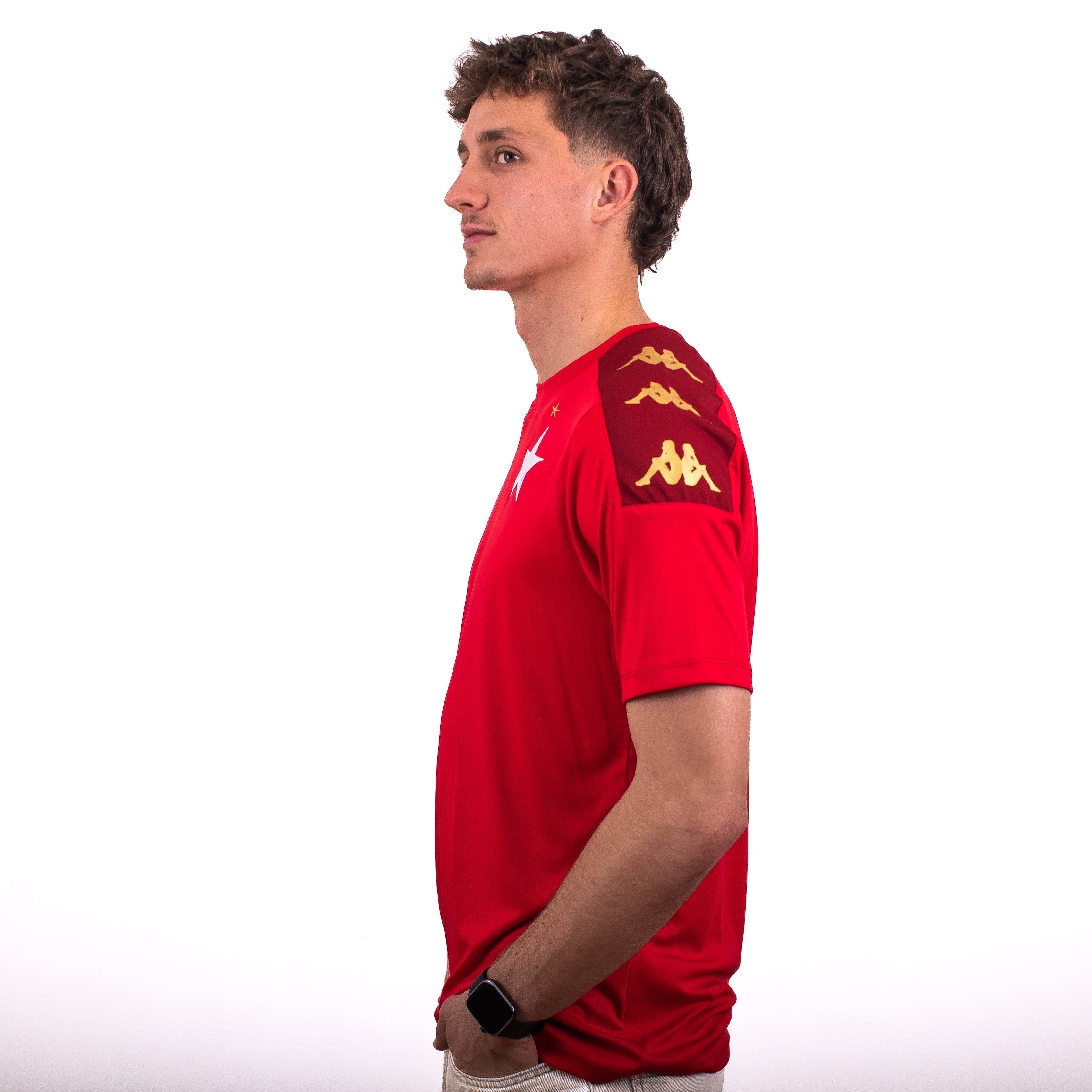Kappa koszulka treningowa GIANTO - czerwona - Wisła Kraków® Official Platform