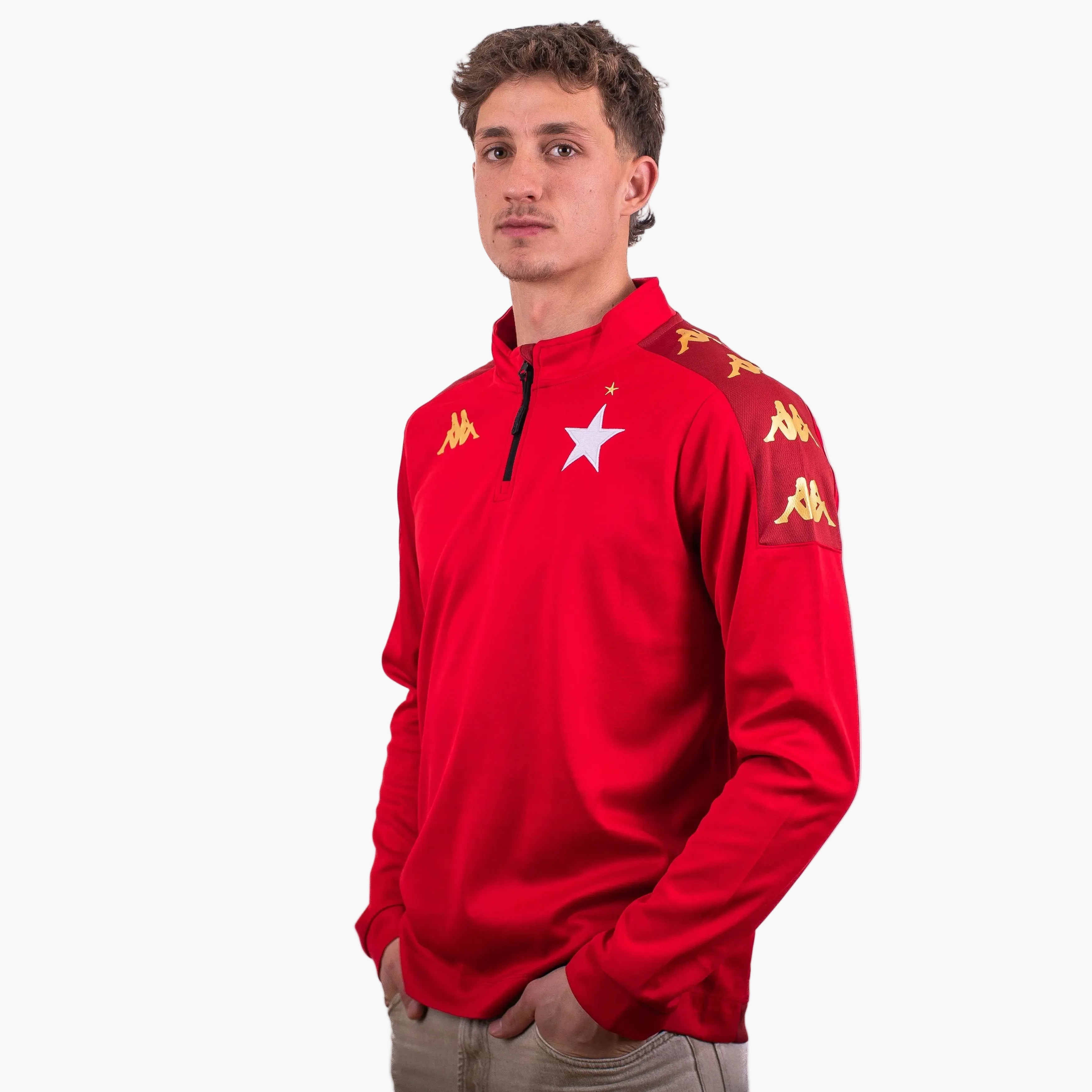 Kappa bluza treningowa GASSOLO - czerwona Kappa