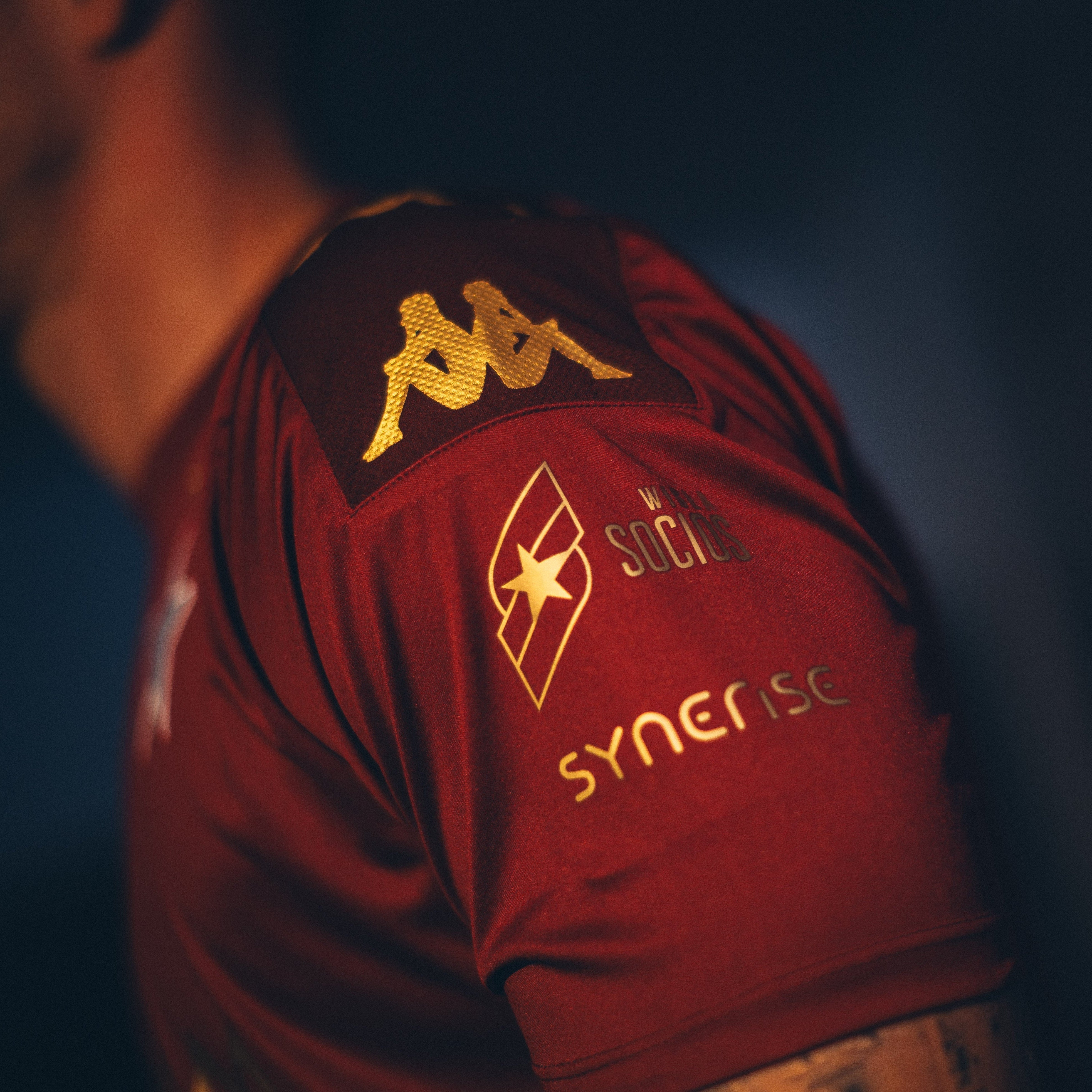 Kappa koszulka meczowa - Bordowa - Kappa