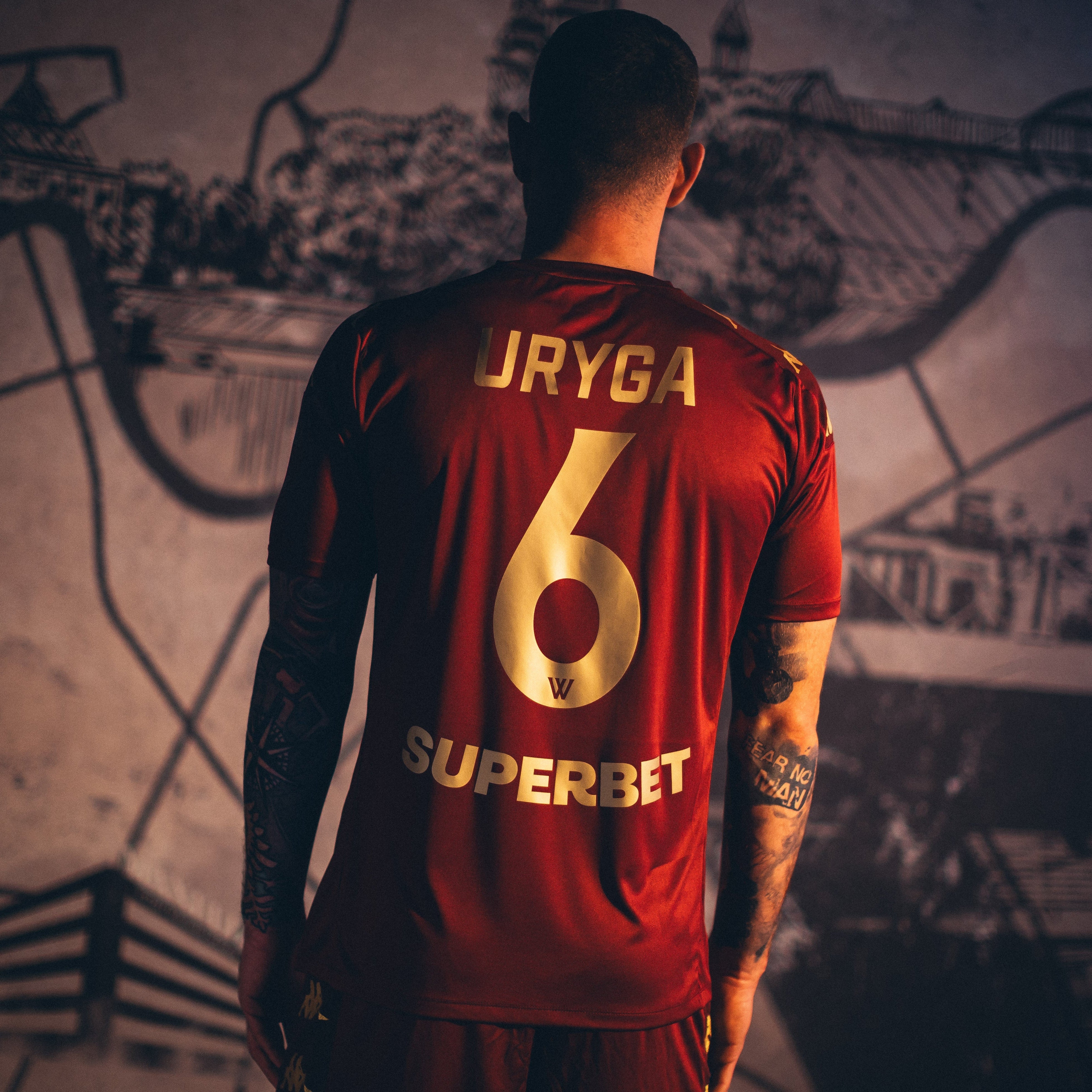 Kappa koszulka meczowa - Bordowa - Kappa