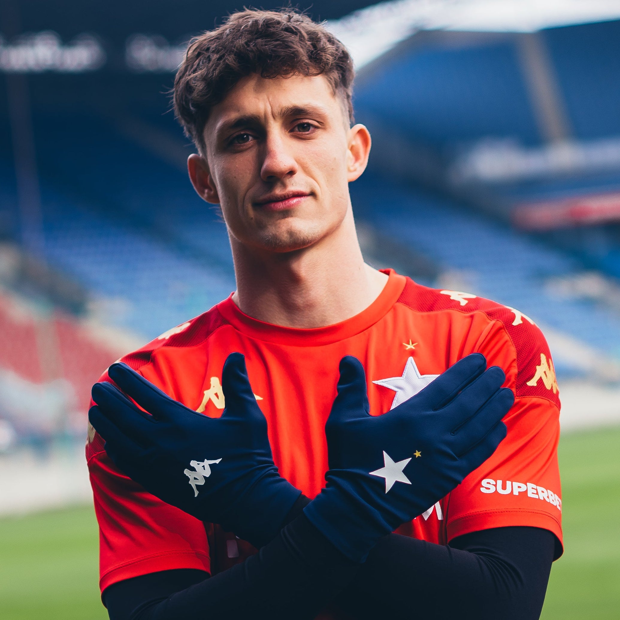 Kappa rękawiczki  - granatowe - Kappa