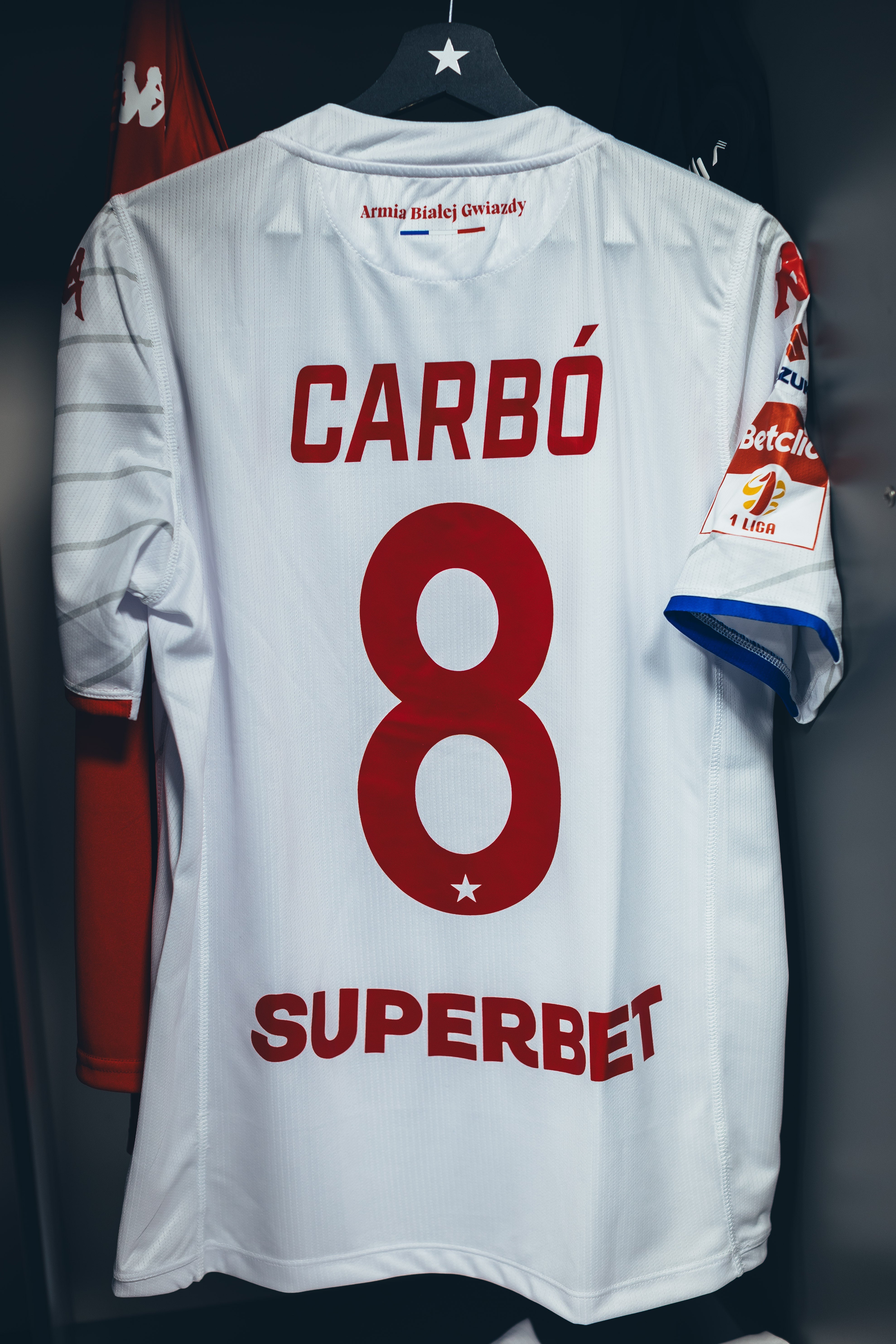 Licytacja - Match Worn Shirt #8 Marc Carbó (mecz Polonia Bytom - Wisła Kraków 12.04.2026) - Official FanShop - TS Wisła Kraków SA