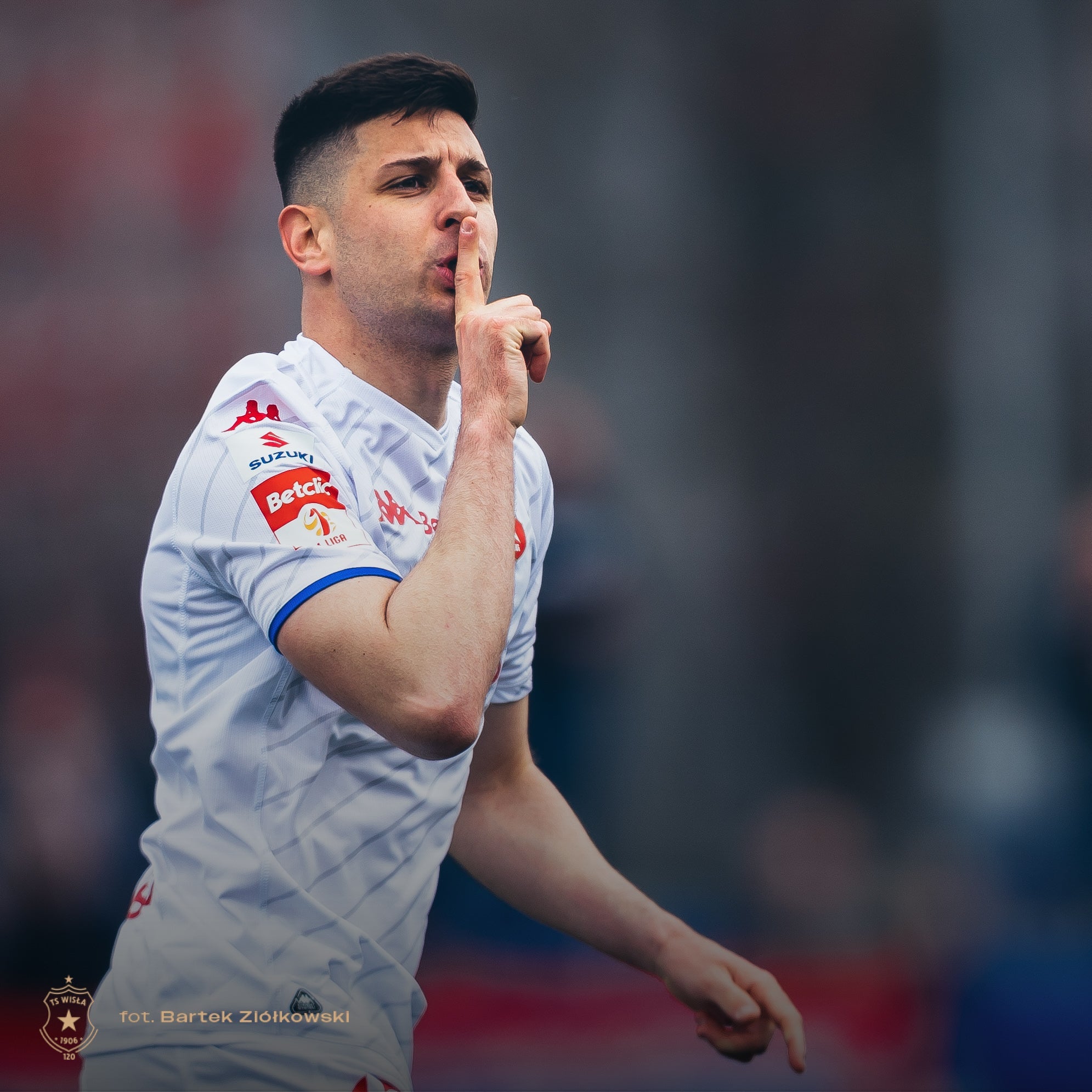 Licytacja - Match Worn Shirt #17 Marko Božić (mecz Polonia Bytom - Wisła Kraków 12.04.2026) - Official FanShop - TS Wisła Kraków SA