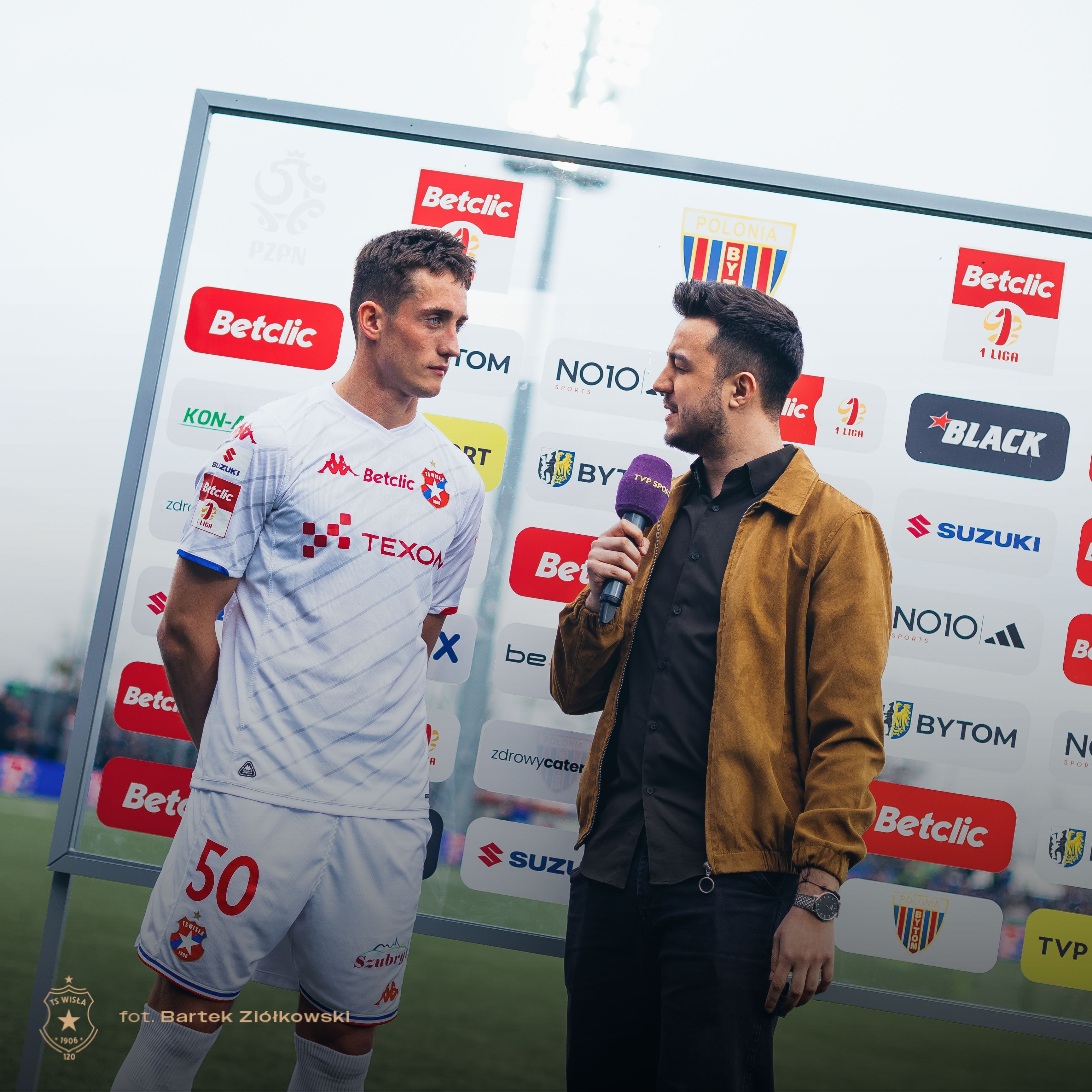 Licytacja - Match Worn Shirt #50 Mariusz Kutwa (mecz Polonia Bytom - Wisła Kraków 12.04.2026) - Official FanShop - TS Wisła Kraków SA