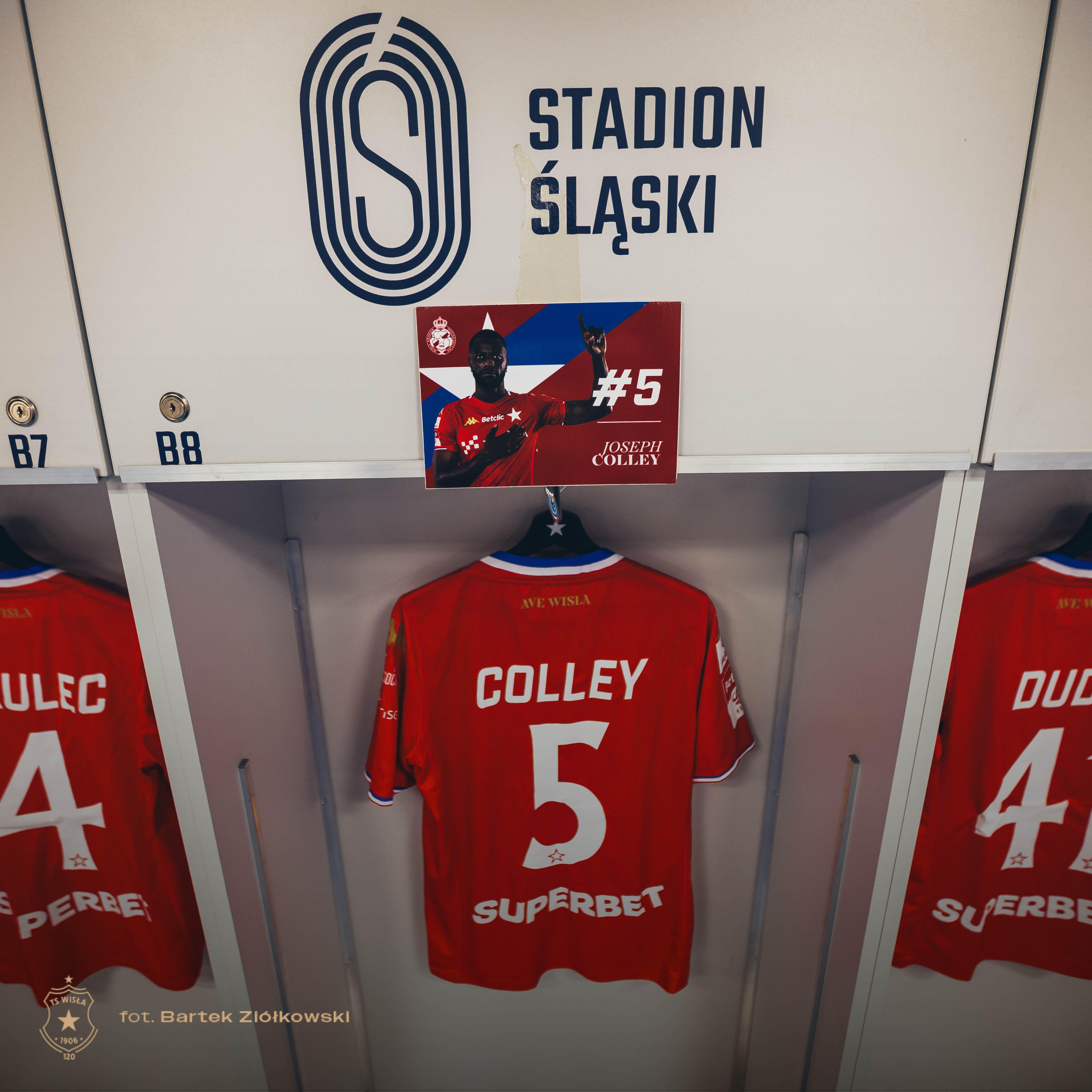 Licytacja - Match Worn Shirt #5 Joseph Colley (Mecz Mistrzów: Ruch Chorzów - Wisła Kraków 19.04.2026) - Official FanShop - TS Wisła Kraków SA