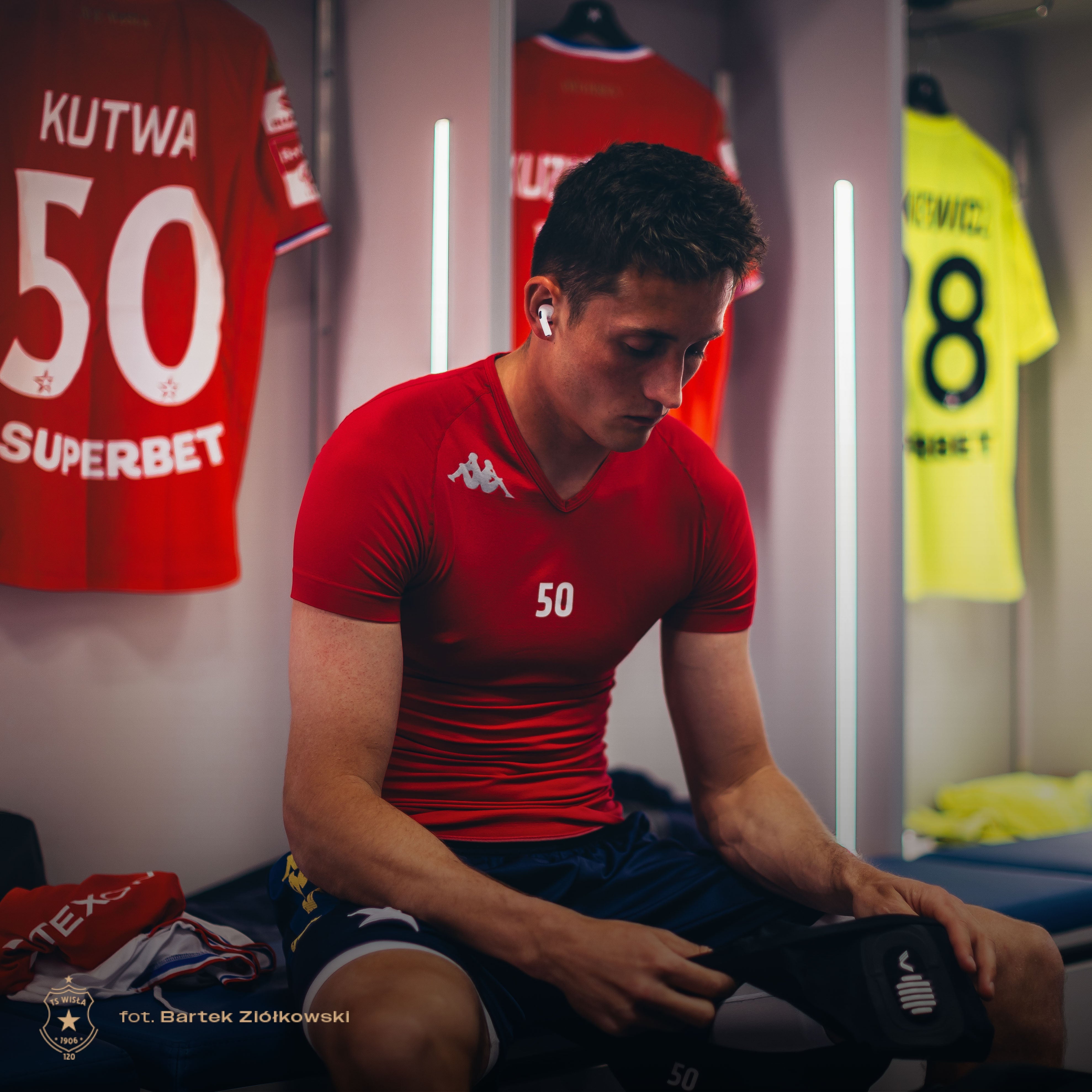 Licytacja - Match Worn Shirt #50 Mariusz Kutwa (Mecz Mistrzów: Ruch Chorzów - Wisła Kraków 19.04.2026) (Copy) - Official FanShop - TS Wisła Kraków SA