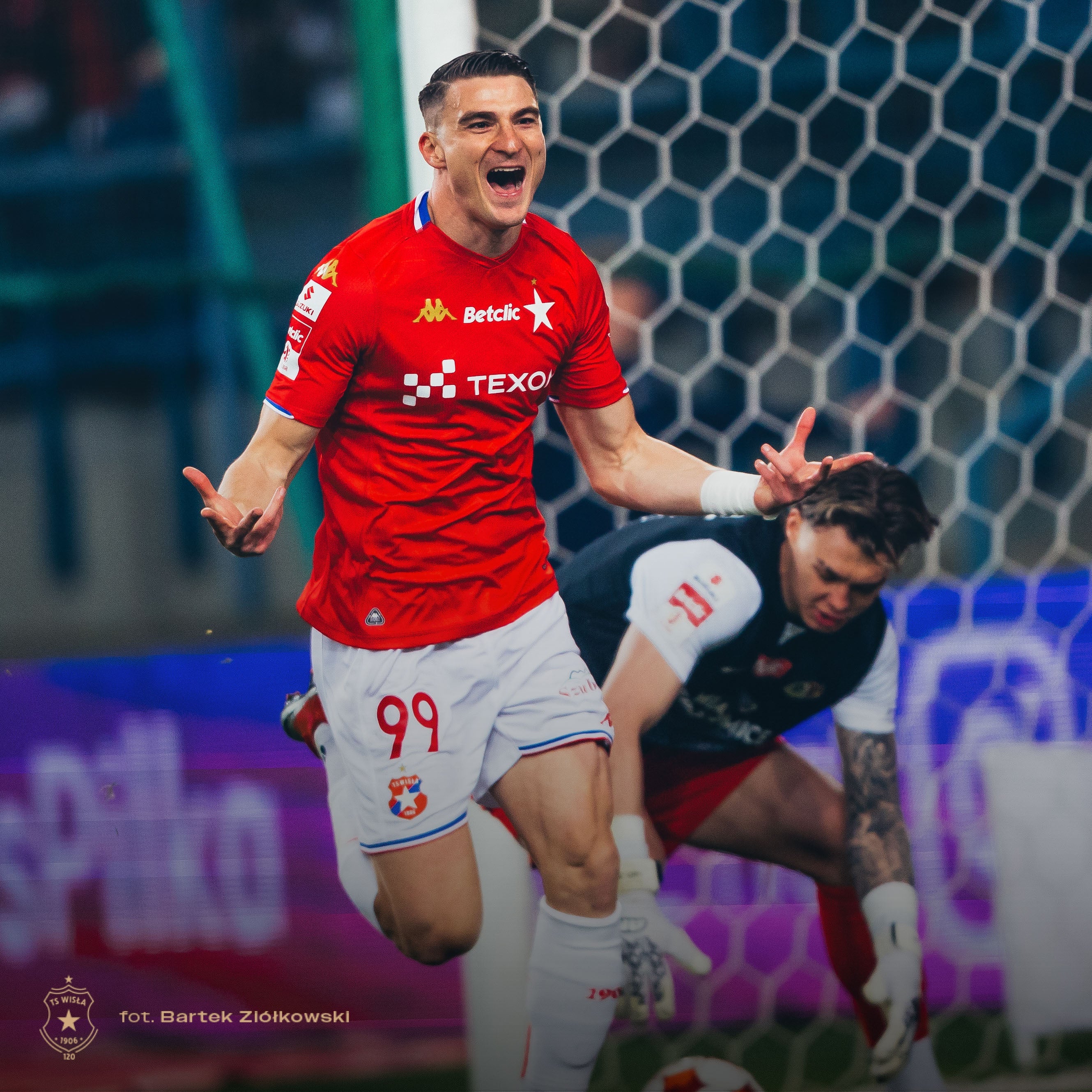 Licytacja - Match Worn Shirt #99 Jordi Sánchez (Wisła Kraków - Puszcza Niepołomice, 24.04.2026) - Official FanShop - TS Wisła Kraków SA