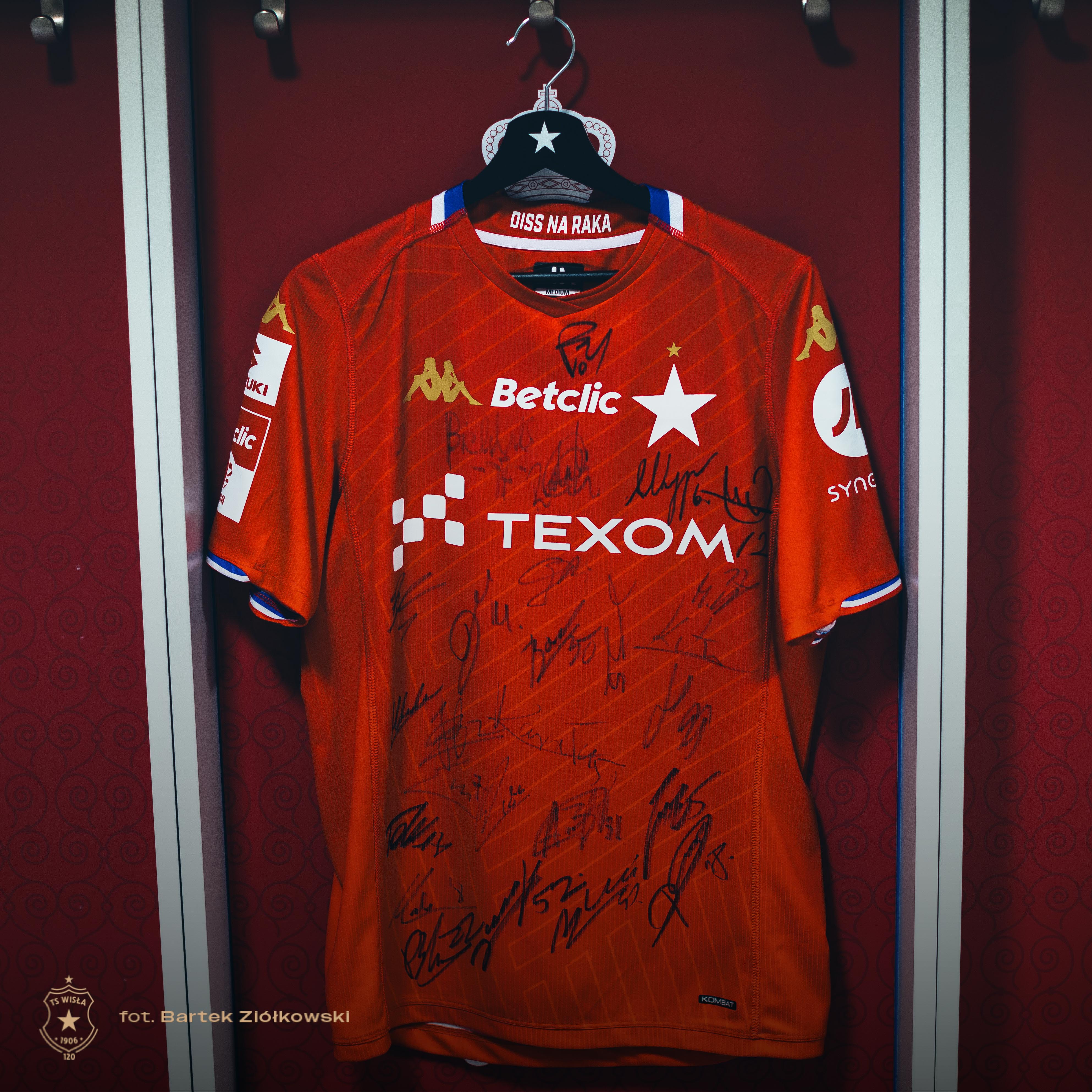 Licytacja - Match Worn Shirt #10 Frederico Duarte (Wisła Kraków - Puszcza Niepołomice, Diss na raka 24.04.2026) - Official FanShop - TS Wisła Kraków SA