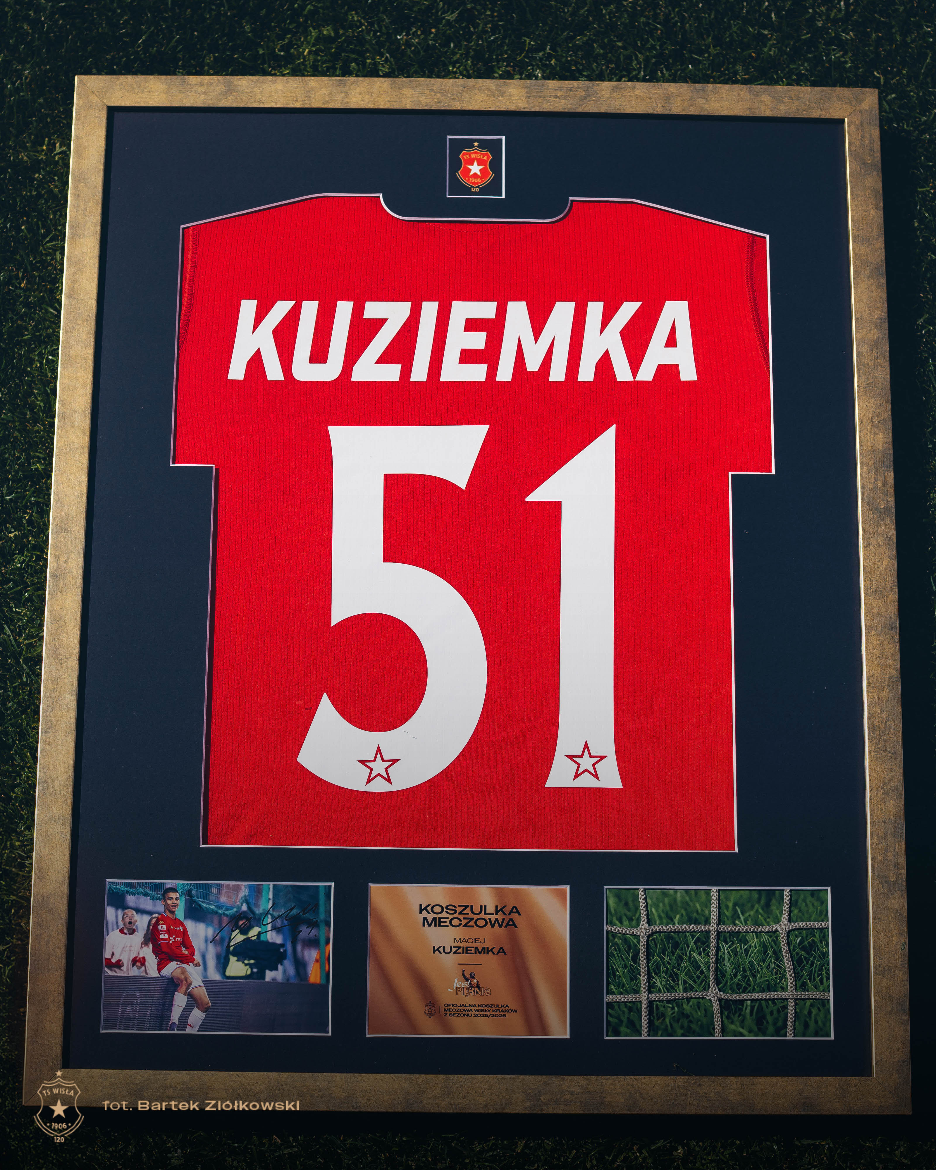 Rama kolekcjonerska – Maciej Kuziemka #51 | Wisła Kraków - Official FanShop - TS Wisła Kraków SA