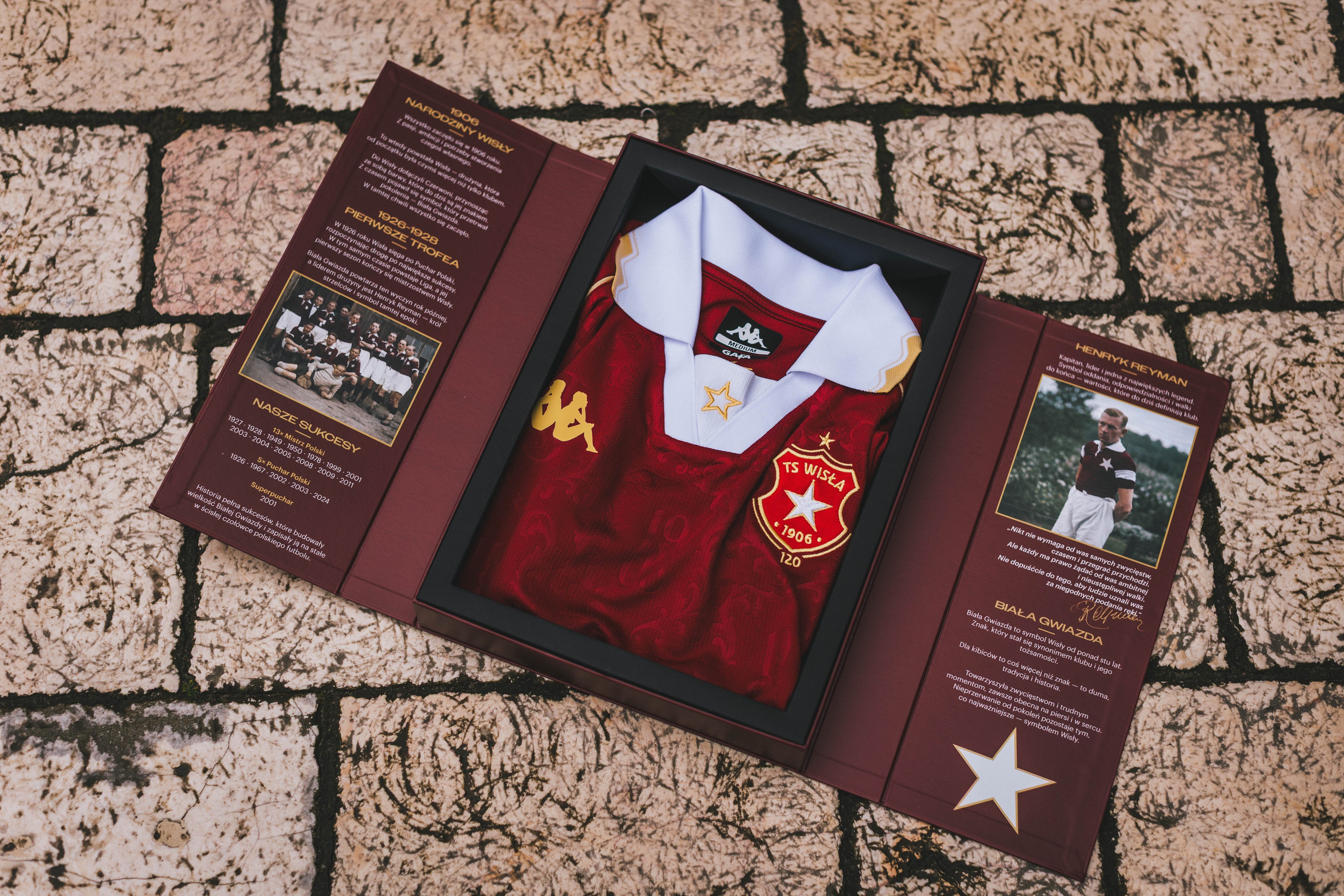 Koszulka Jubileuszowa 120 lat - Kappa - Wisła Kraków® Official Platform