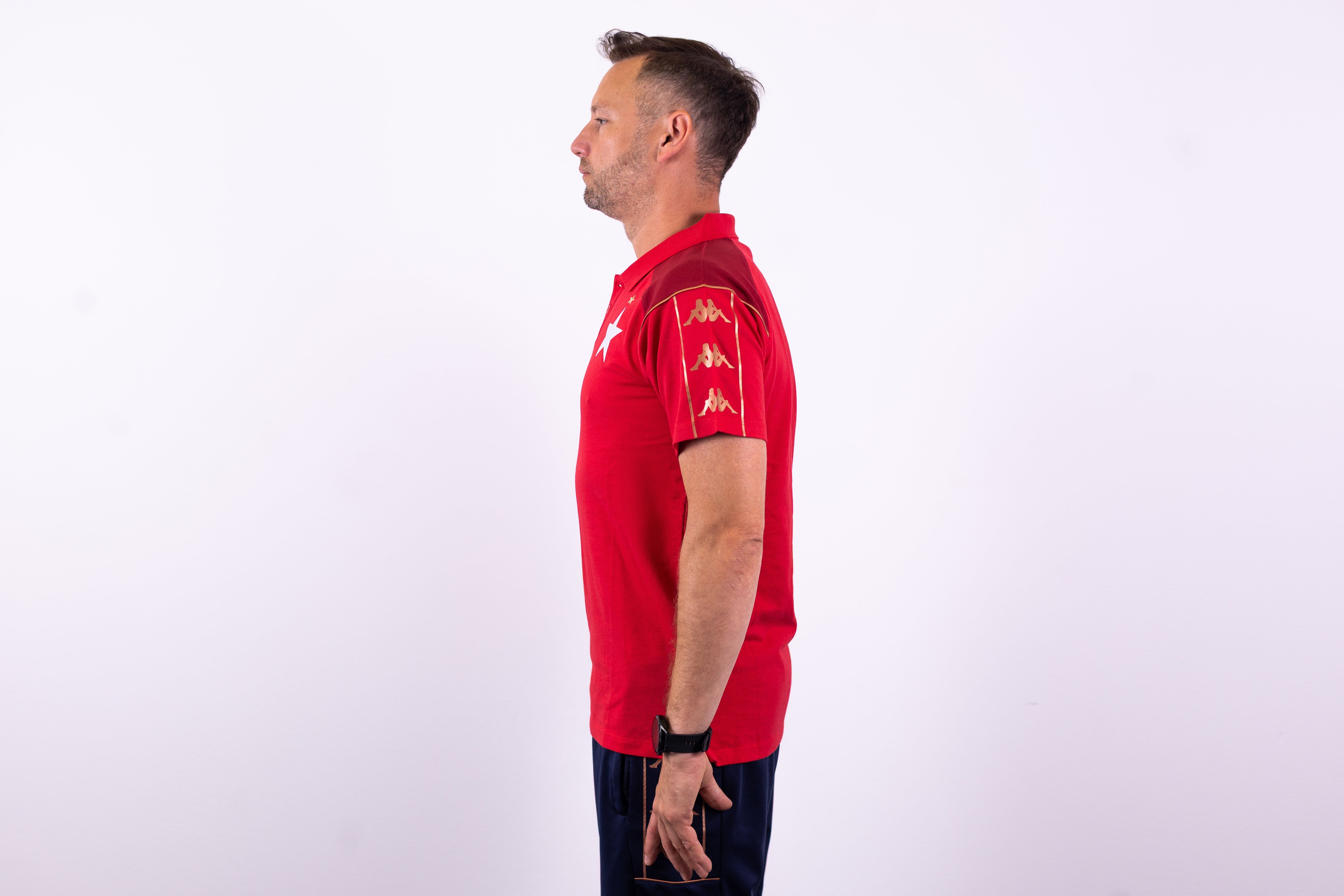 Kappa koszulka Polo MASTIO - czerwona - Kappa