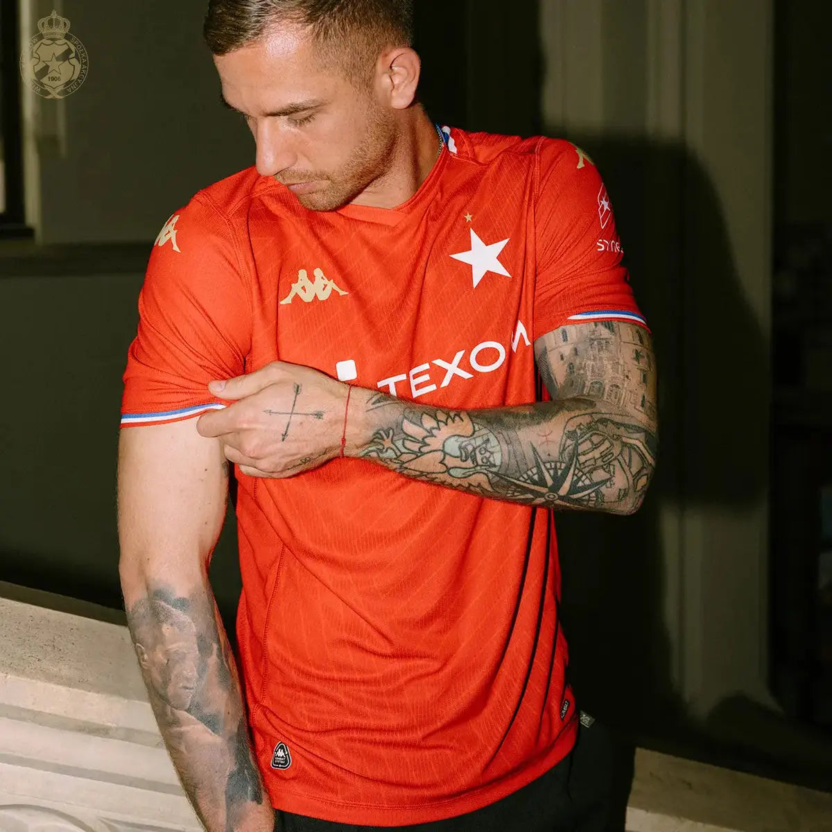 Koszulka meczowa Kappa 2025/26 junior — domowa Official FanShop - TS Wisła Kraków SA