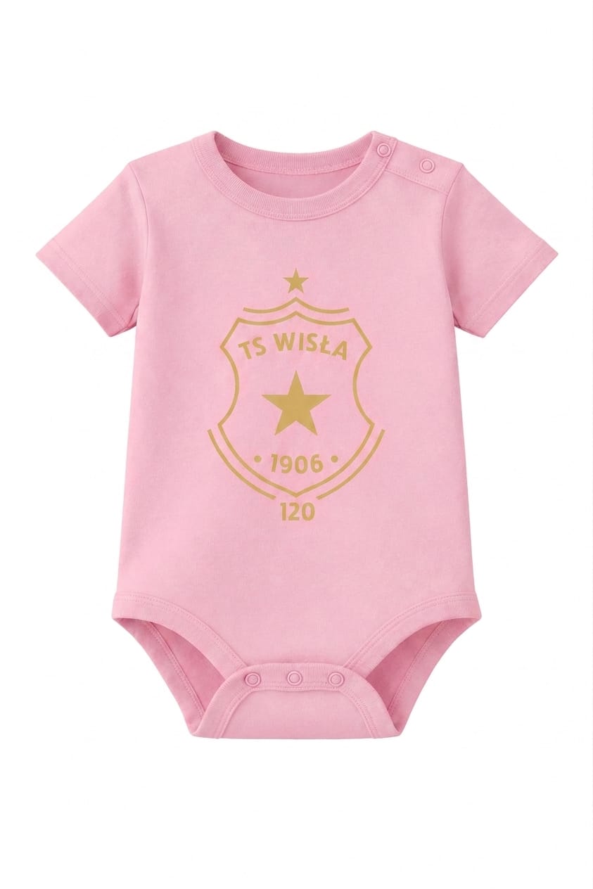 Body dziecięce Herb 120 - różowe - Official FanShop - TS Wisła Kraków SA