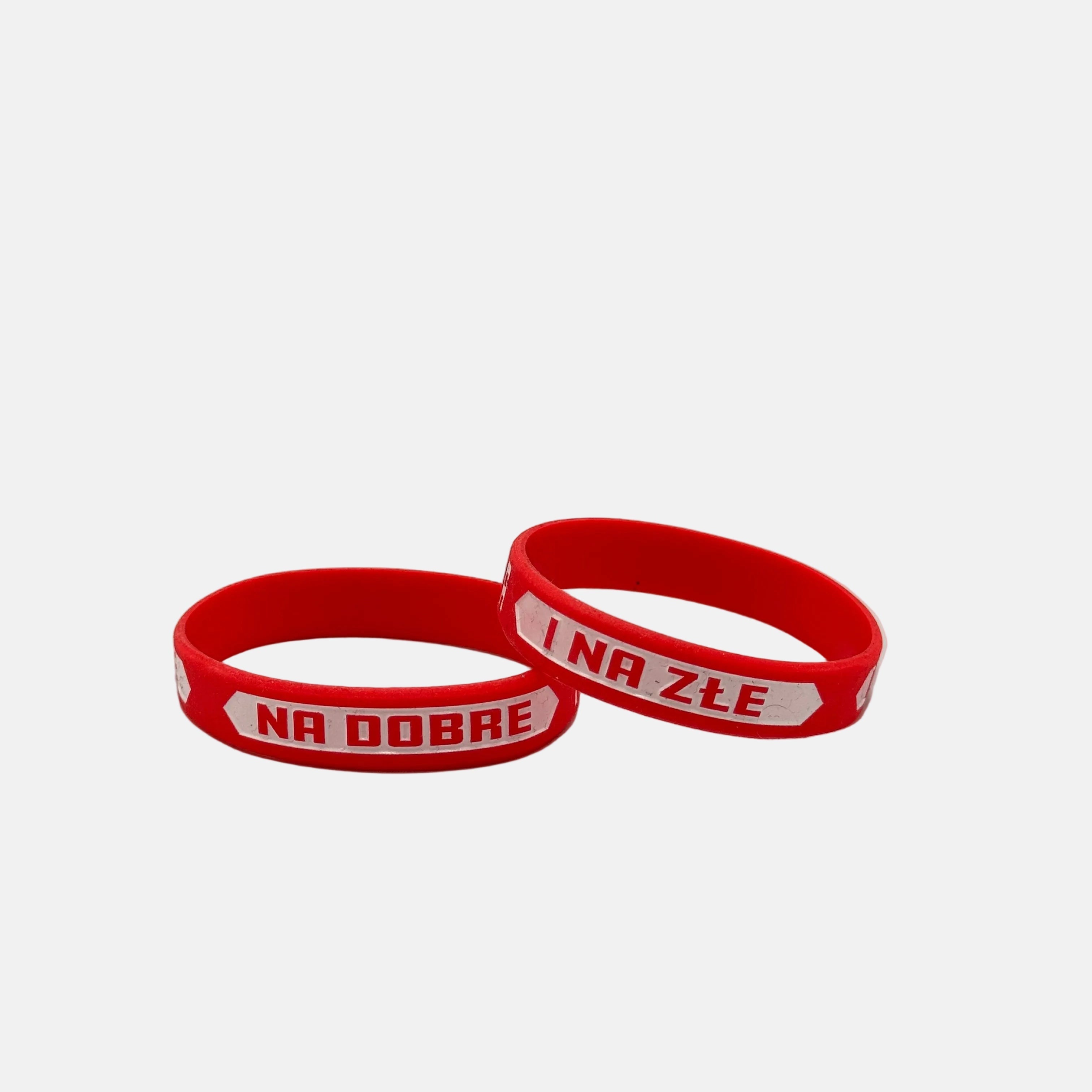 Opaska silikonowa Tylko Wisła - czerwona - Official FanShop - TS Wisła Kraków SA