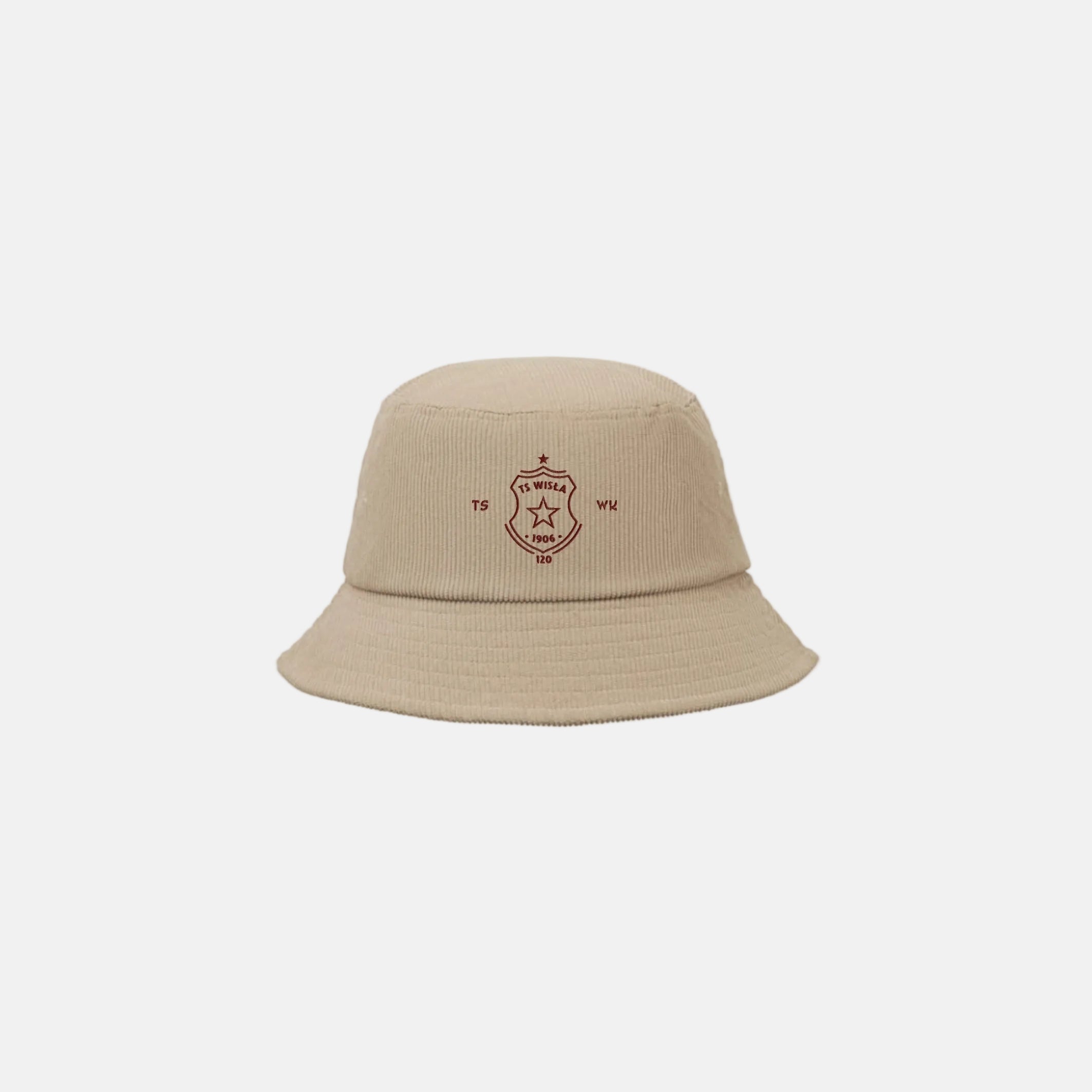 Kapelusz Herb 120 lat - beżowy - Wisła Kraków Offical FanShop