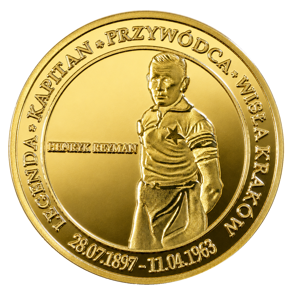 Medal pamiątkowy - Henryk Reyman - Official FanShop - TS Wisła Kraków SA