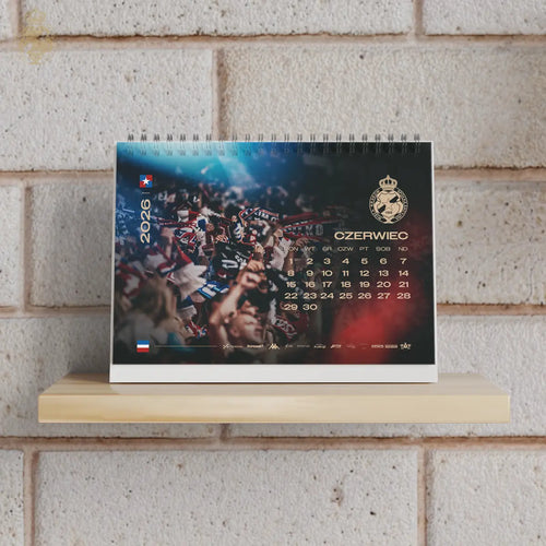 Kalendarz biurko A5 2026 Official FanShop - TS Wisła Kraków SA