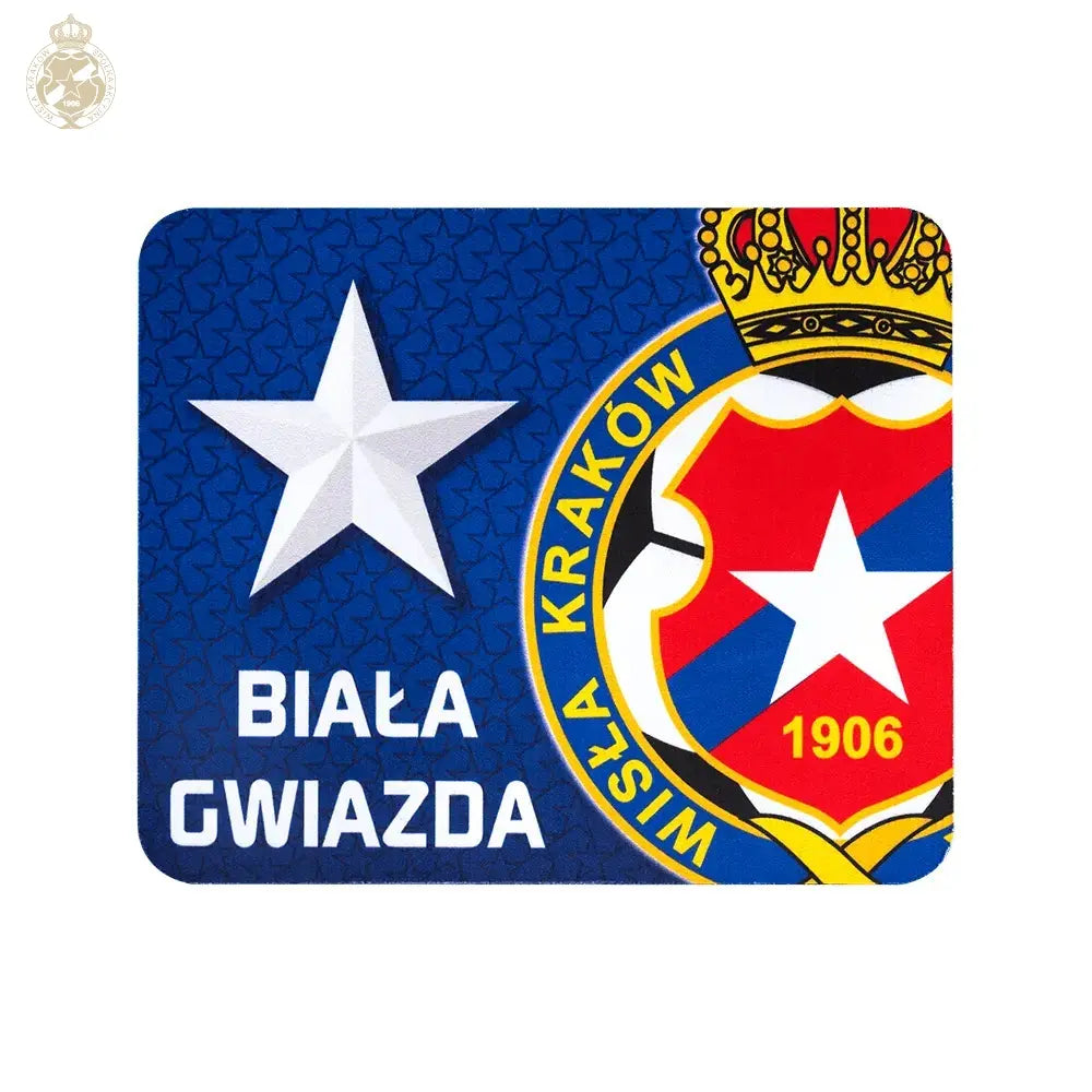 Podkładka pod mysz Biała Gwiazda - granatowa Official FanShop - TS Wisła Kraków SA