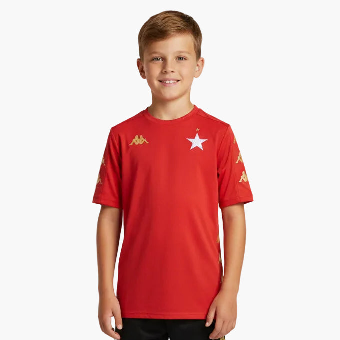 Kappa t-shirt GIOVO junior - czerwony - Wisła Kraków® | Official Platform