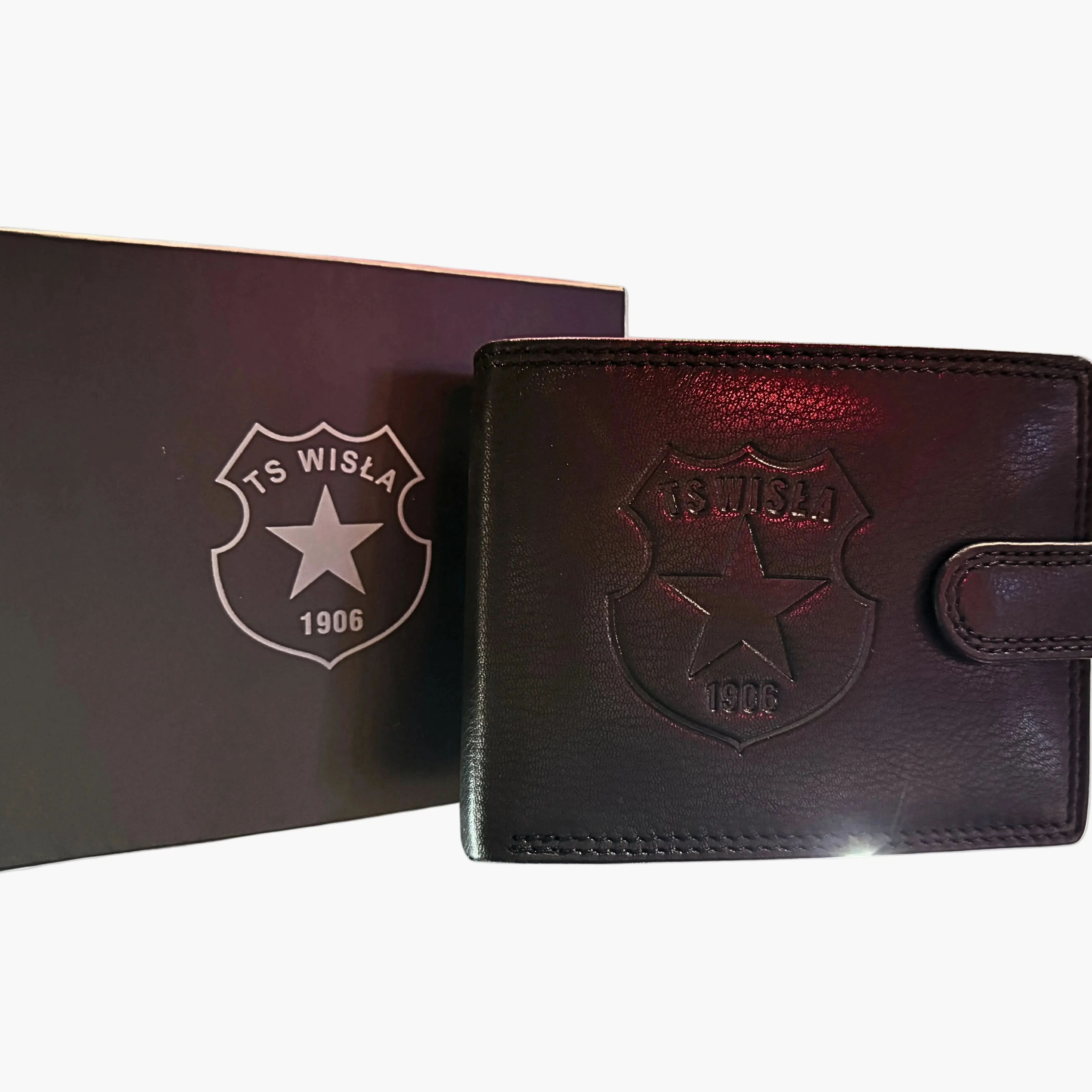 Portfel skórzany Belluto Herb TS Official FanShop - TS Wisła Kraków SA