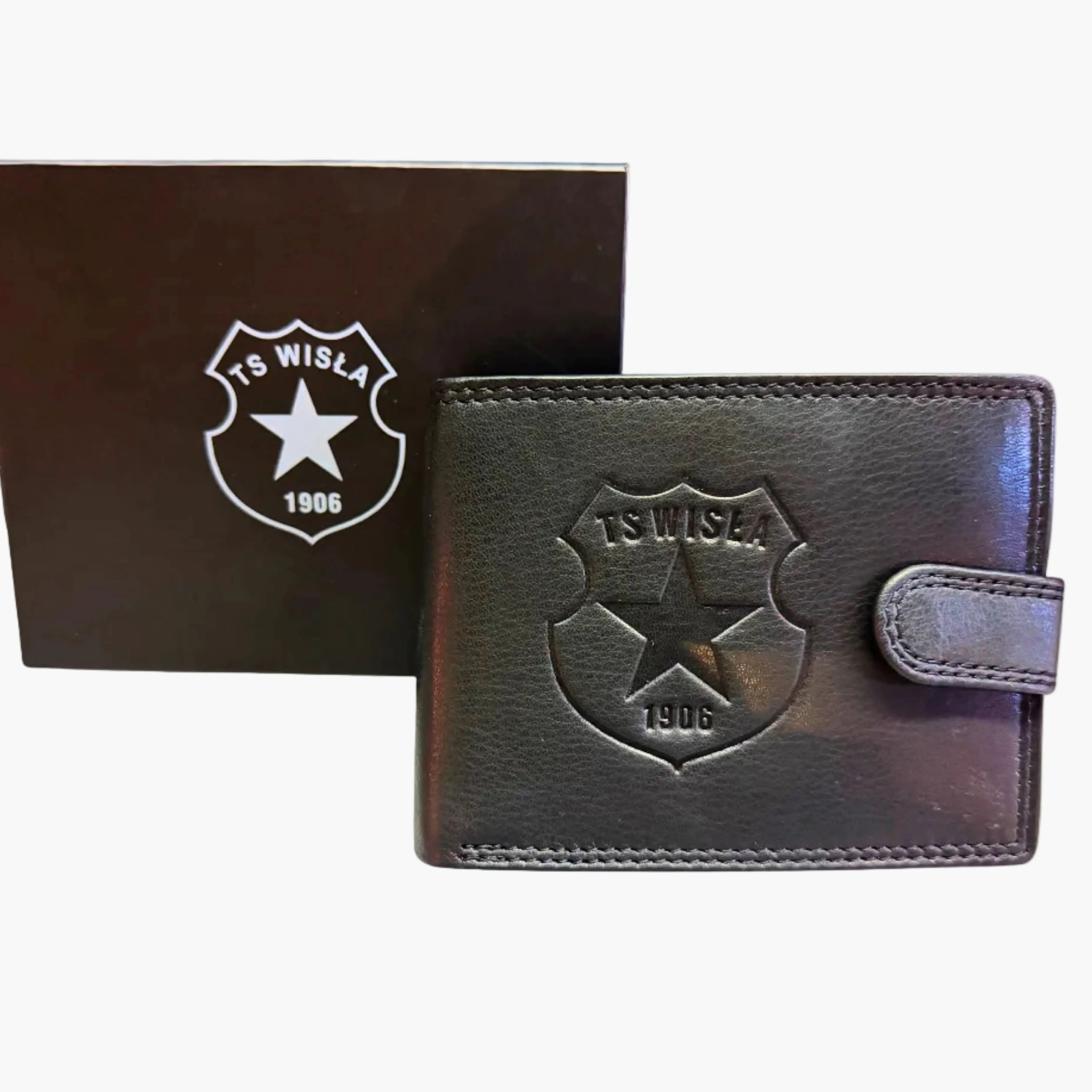 Portfel skórzany Belluto Herb TS Official FanShop - TS Wisła Kraków SA