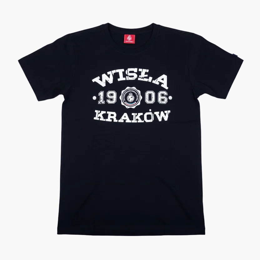 T-shirt College - czarny - Wisła Kraków Offical FanShop