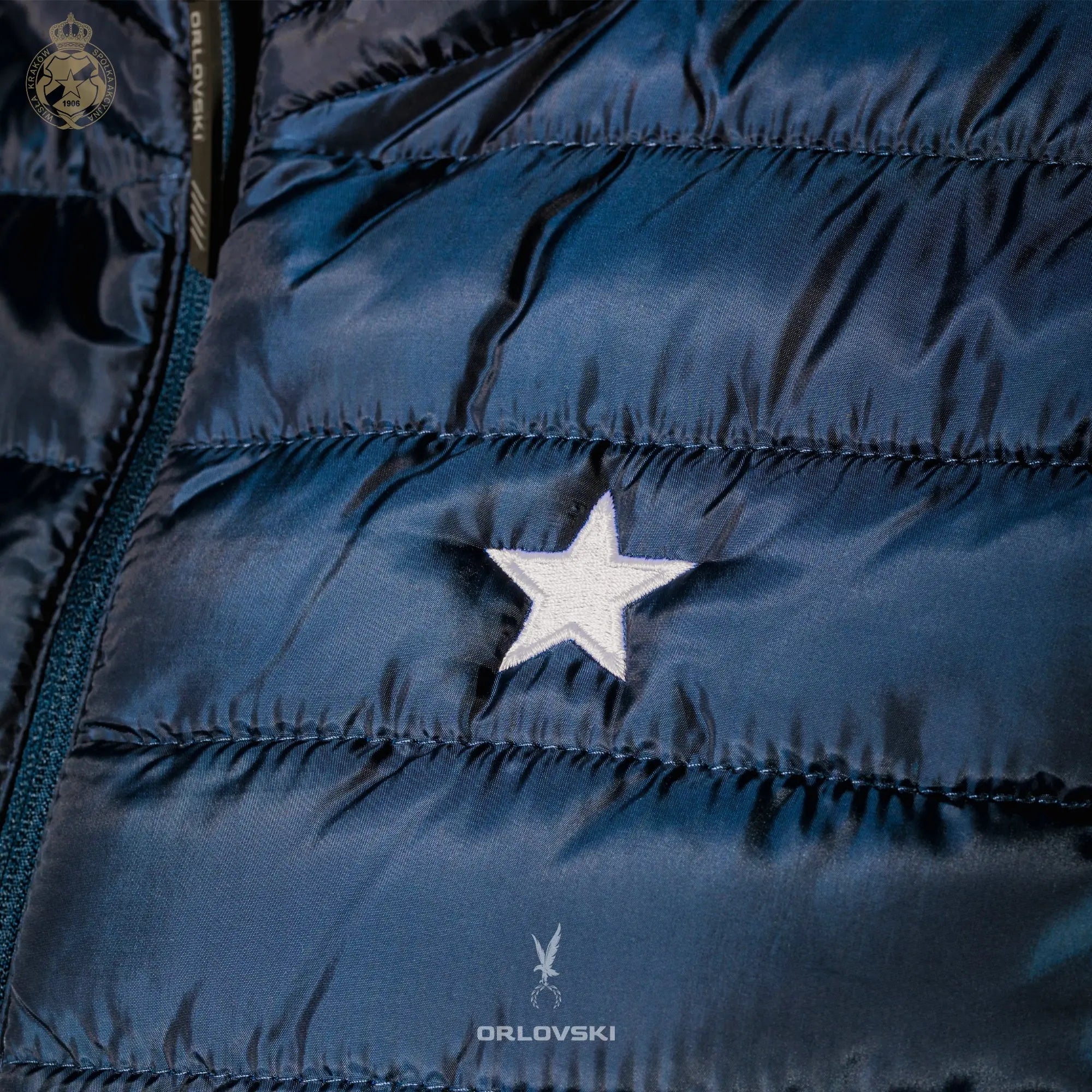 Bezrękawnik Biała Gwiazda - granatowy - Orlovski