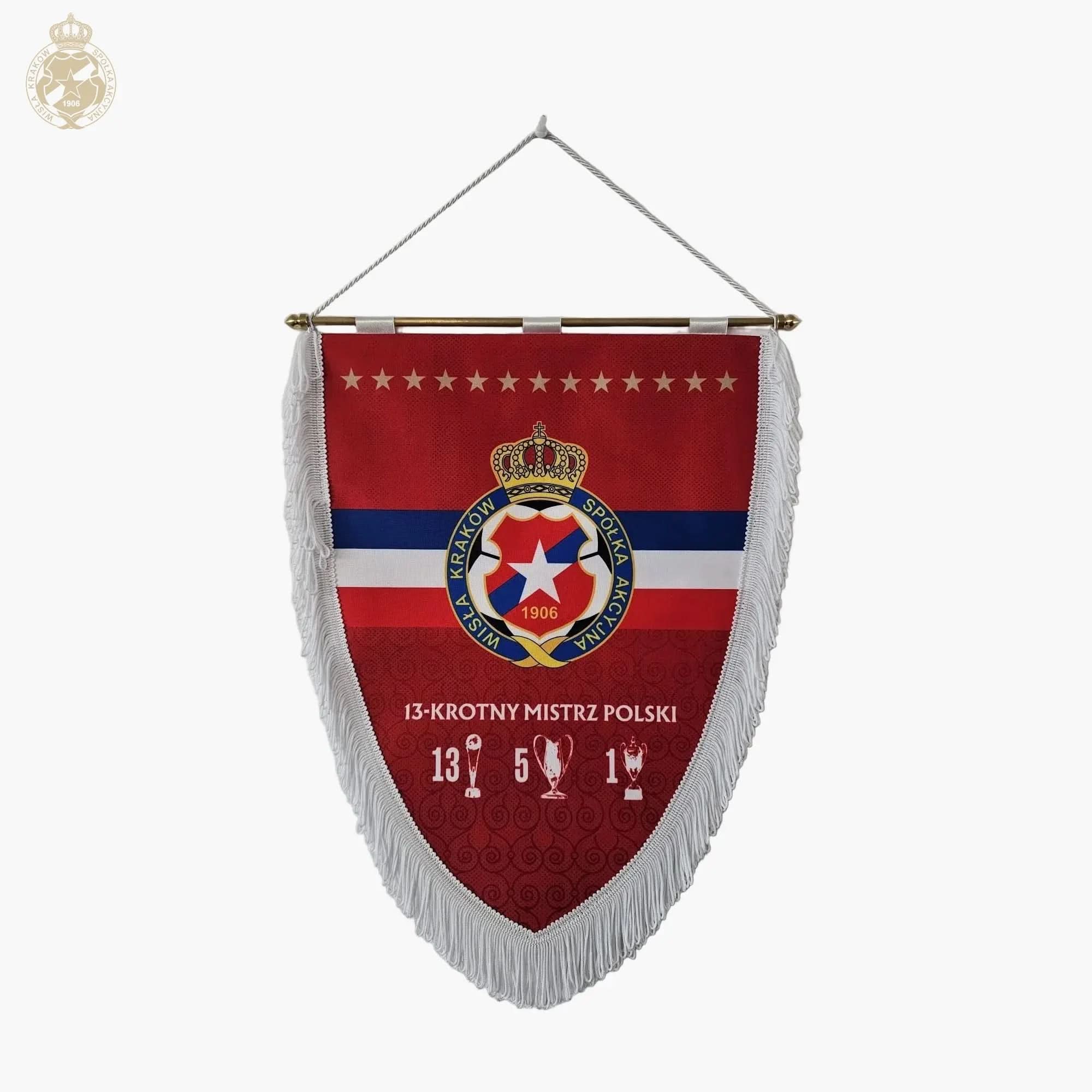 Licytacja - Proporzec meczowy - Slovan Bratysława – Wisła Kraków Wisła Kraków Offical FanShop