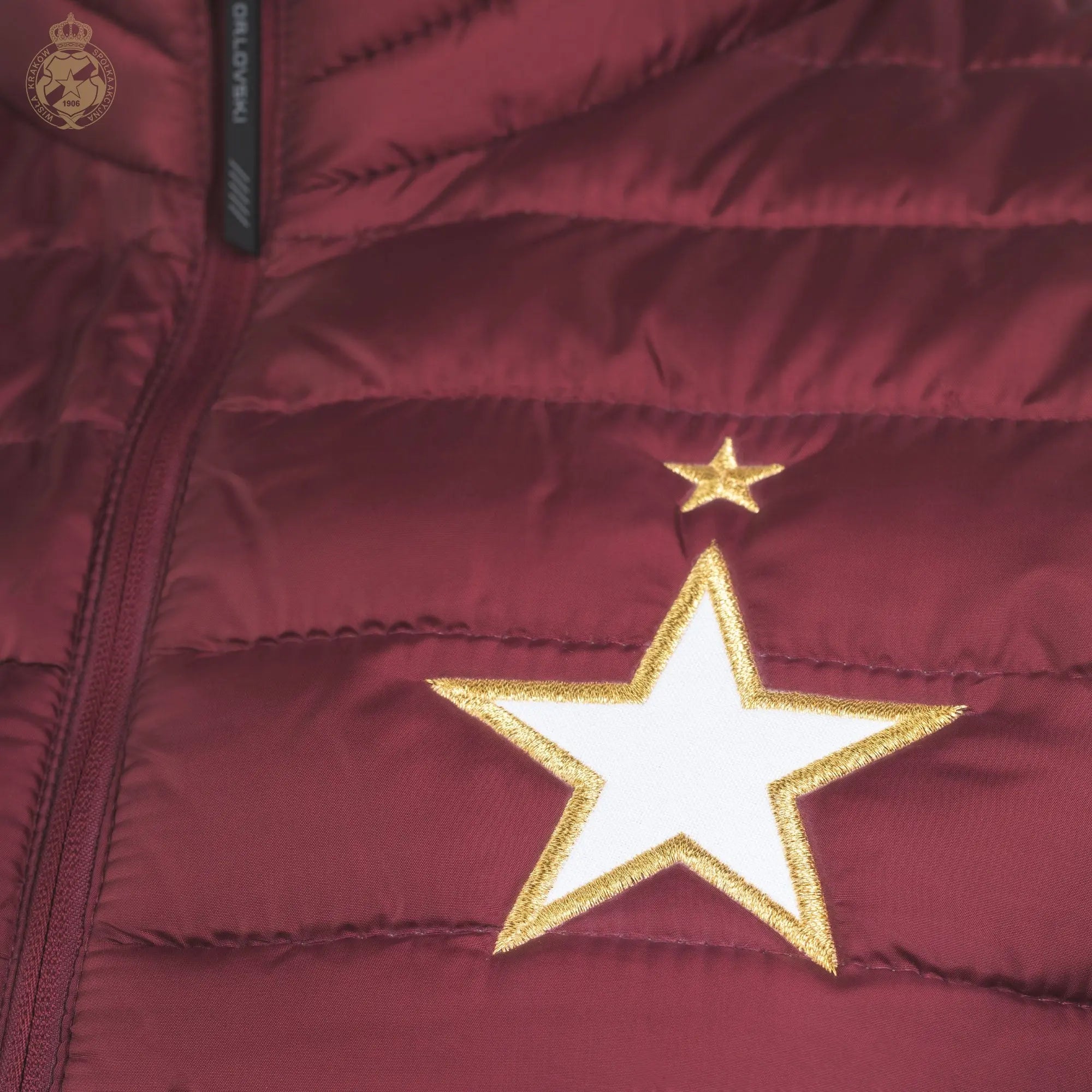 Bezrękawnik Gwiazda - bordowy Official FanShop - TS Wisła Kraków SA