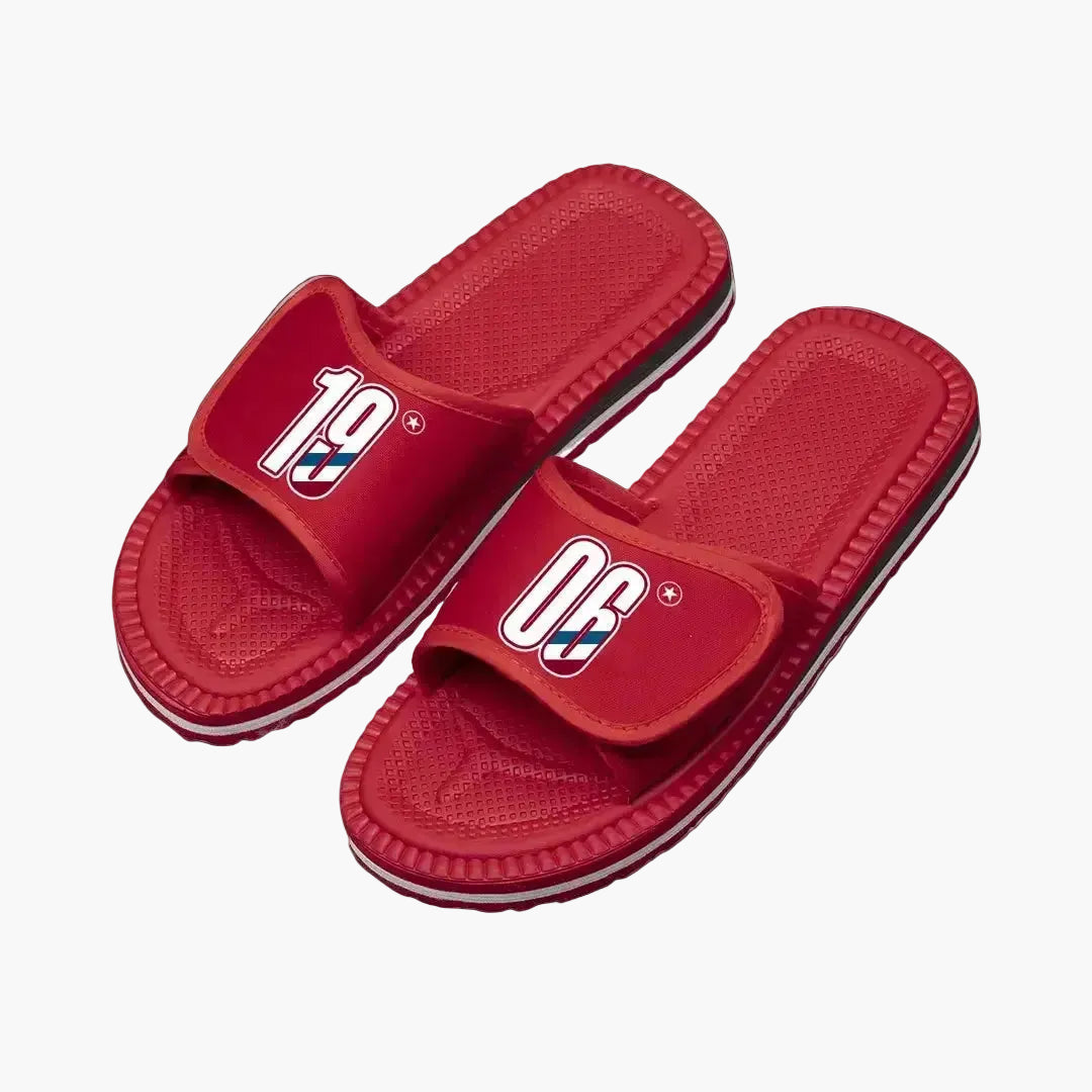 Klapki czerwone Official FanShop - TS Wisła Kraków SA