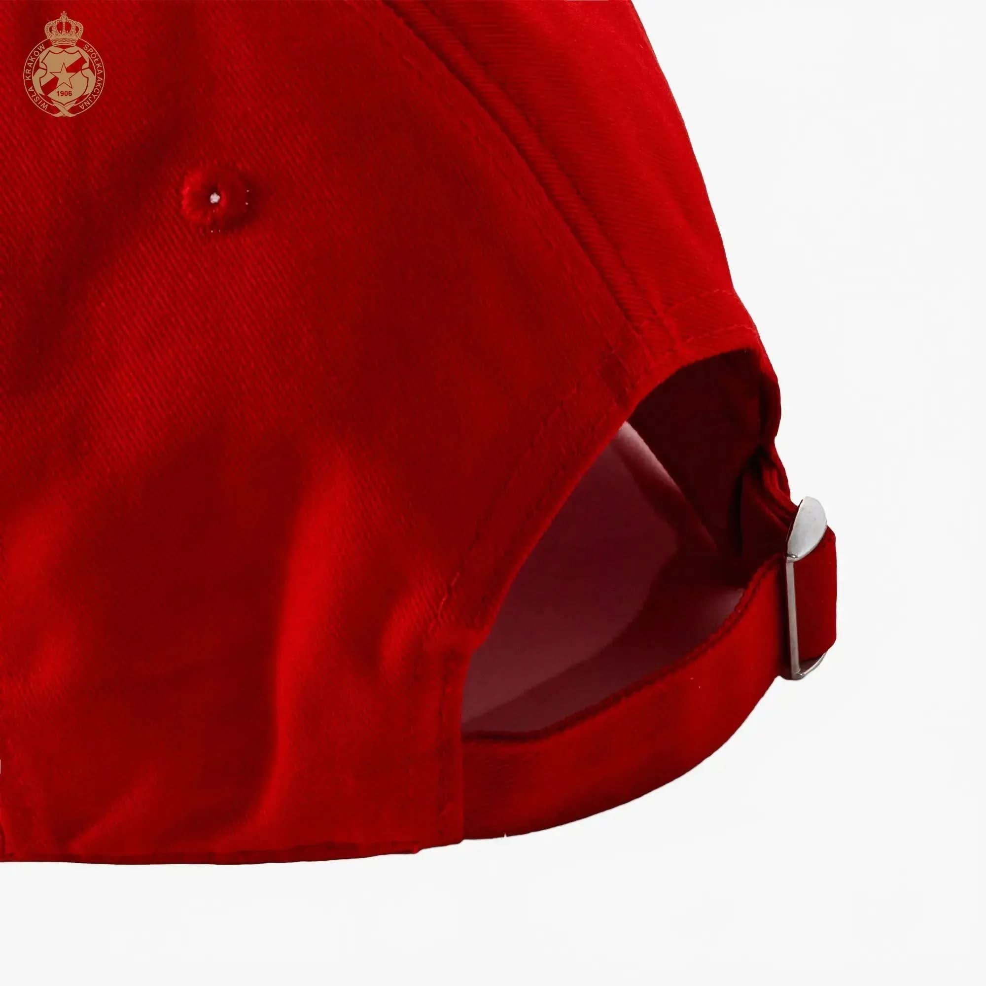 Czapka z daszkiem Gwiazda 1906 - czerwona Official FanShop - TS Wisła Kraków SA