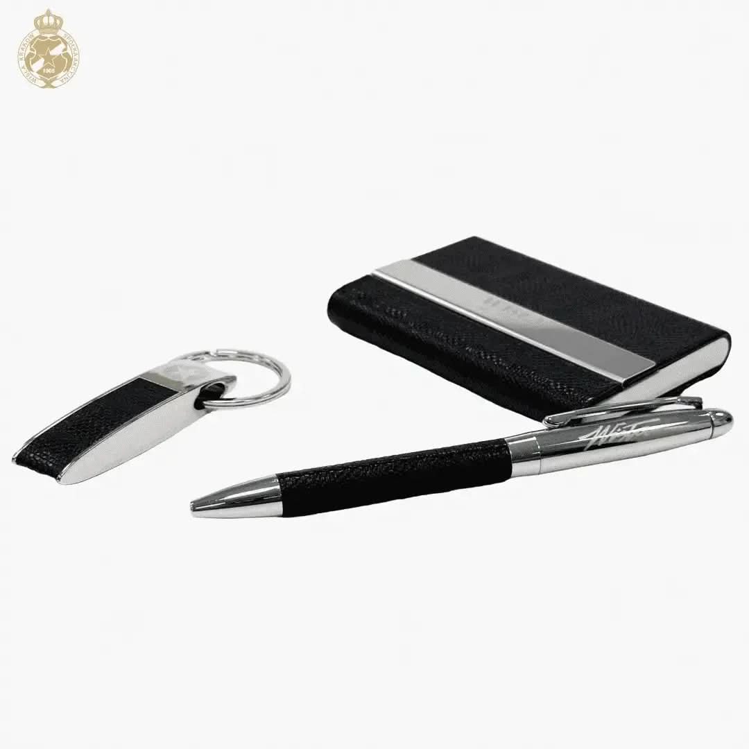 Zestaw Wisła 1906 – wizytownik, długopis i brelok Official FanShop - TS Wisła Kraków SA