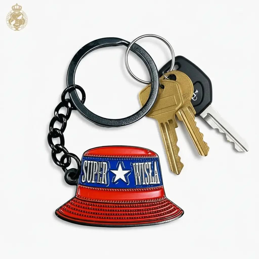 Breloczek metalowy kapelusz Official FanShop - TS Wisła Kraków SA