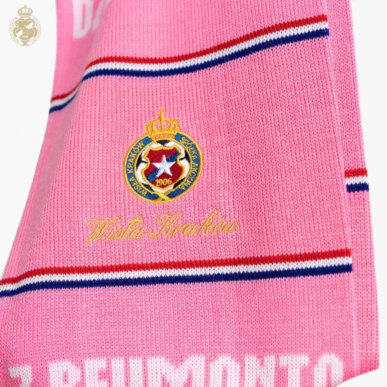 Szalik Dziewczyna z Reymonta - różowy - TS Wisła Kraków SA