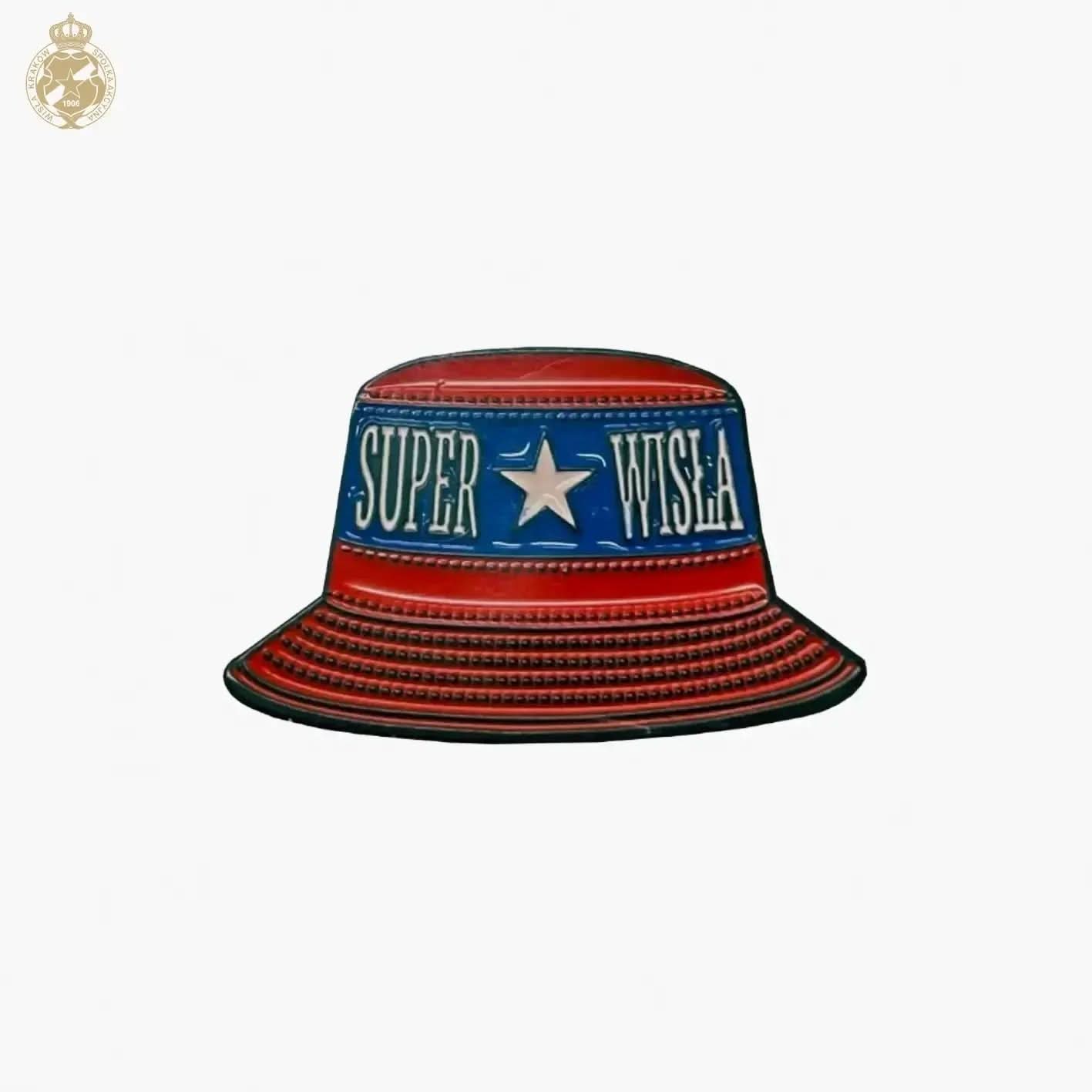 Magnes metalowy kapelusz Super Wisła - TS Wisła Kraków SA