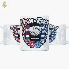 Kubek Ruch i Wisła - biały Official FanShop - TS Wisła Kraków SA