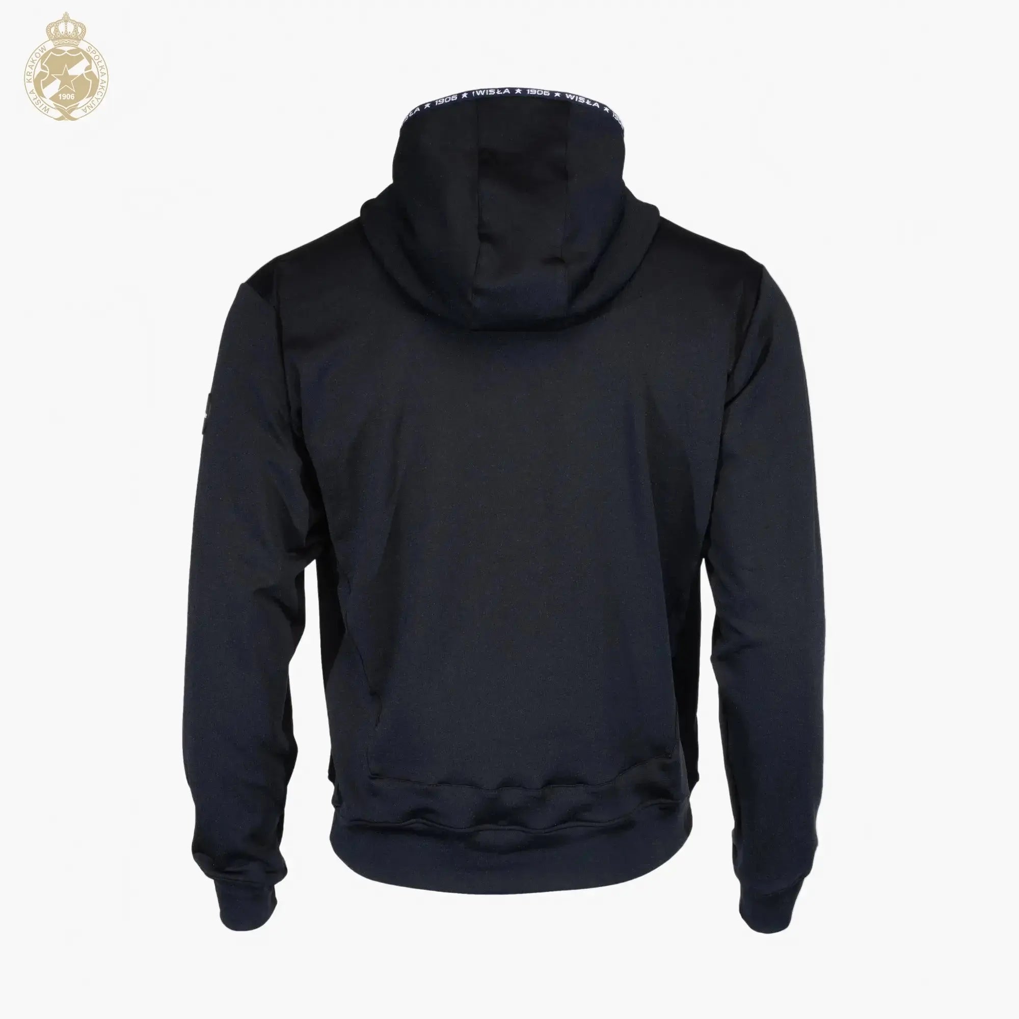 Bluza WISŁA KRAKÓW z kapturem - czarna - TS Wisła Kraków SA