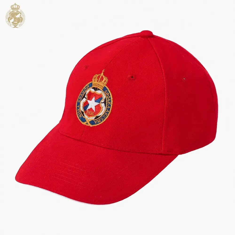 Czapka z daszkiem Herb - czerwona Official FanShop - TS Wisła Kraków SA