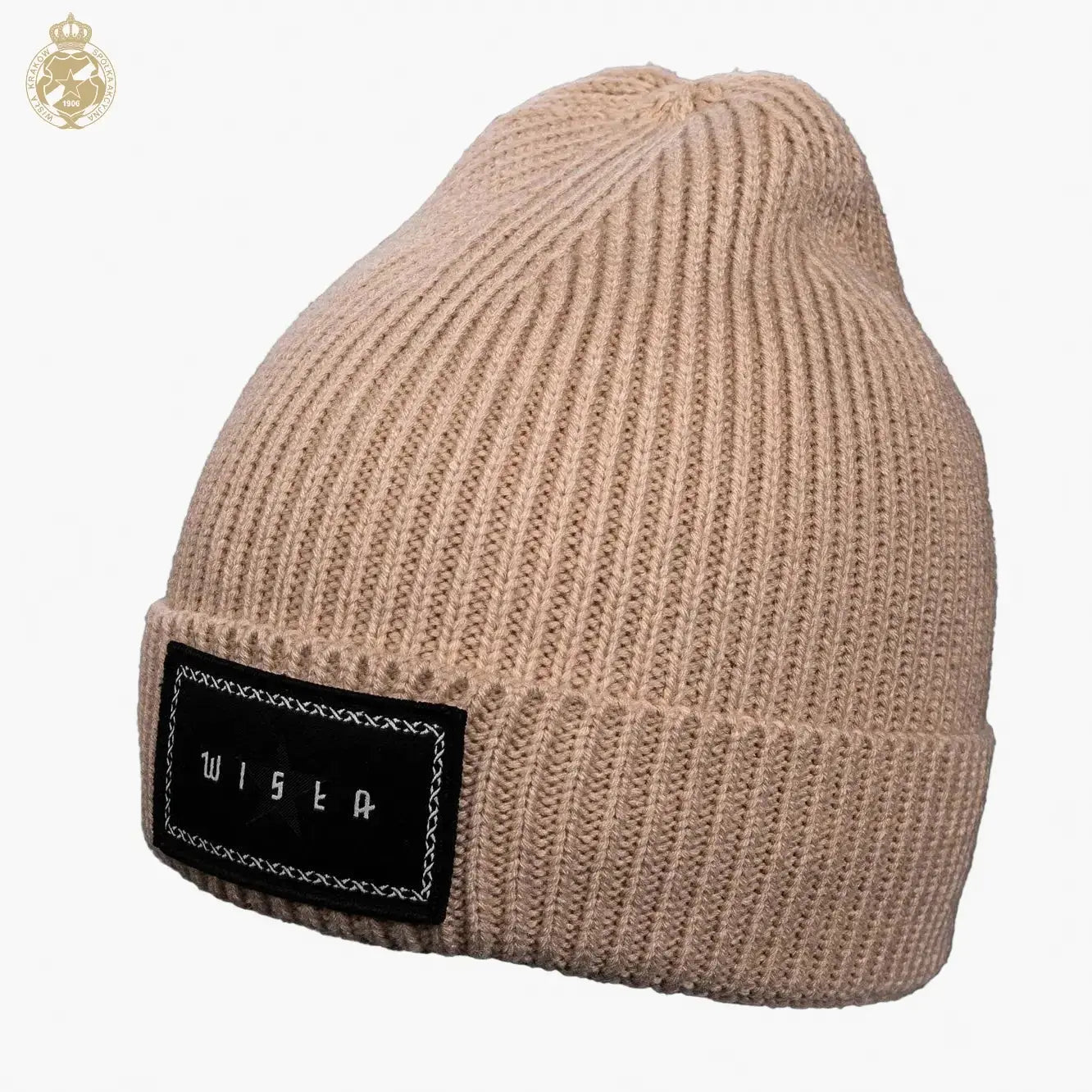 Czapka zimowa damska Wisła - beżowa Official FanShop - TS Wisła Kraków SA