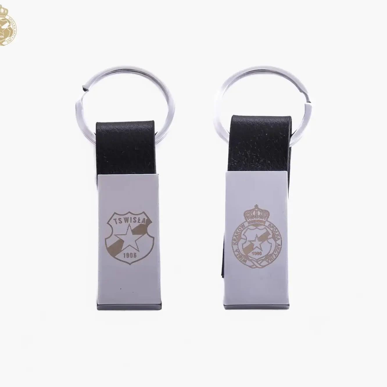 Brelok skórzany Herb - mały Official FanShop - TS Wisła Kraków SA