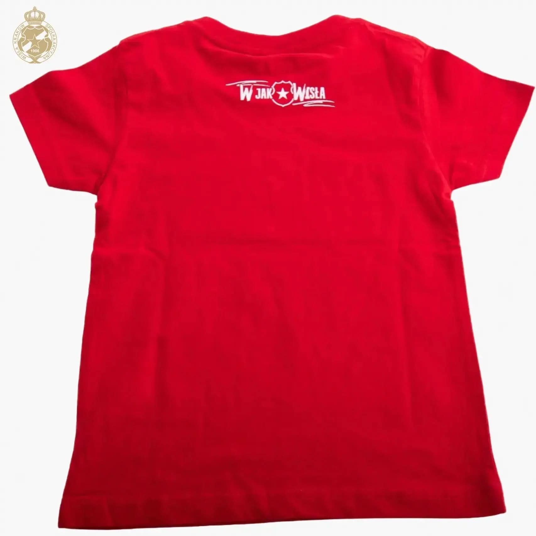 T-shirt dziecięcy W jak Wisła - czerwony Official FanShop - TS Wisła Kraków SA