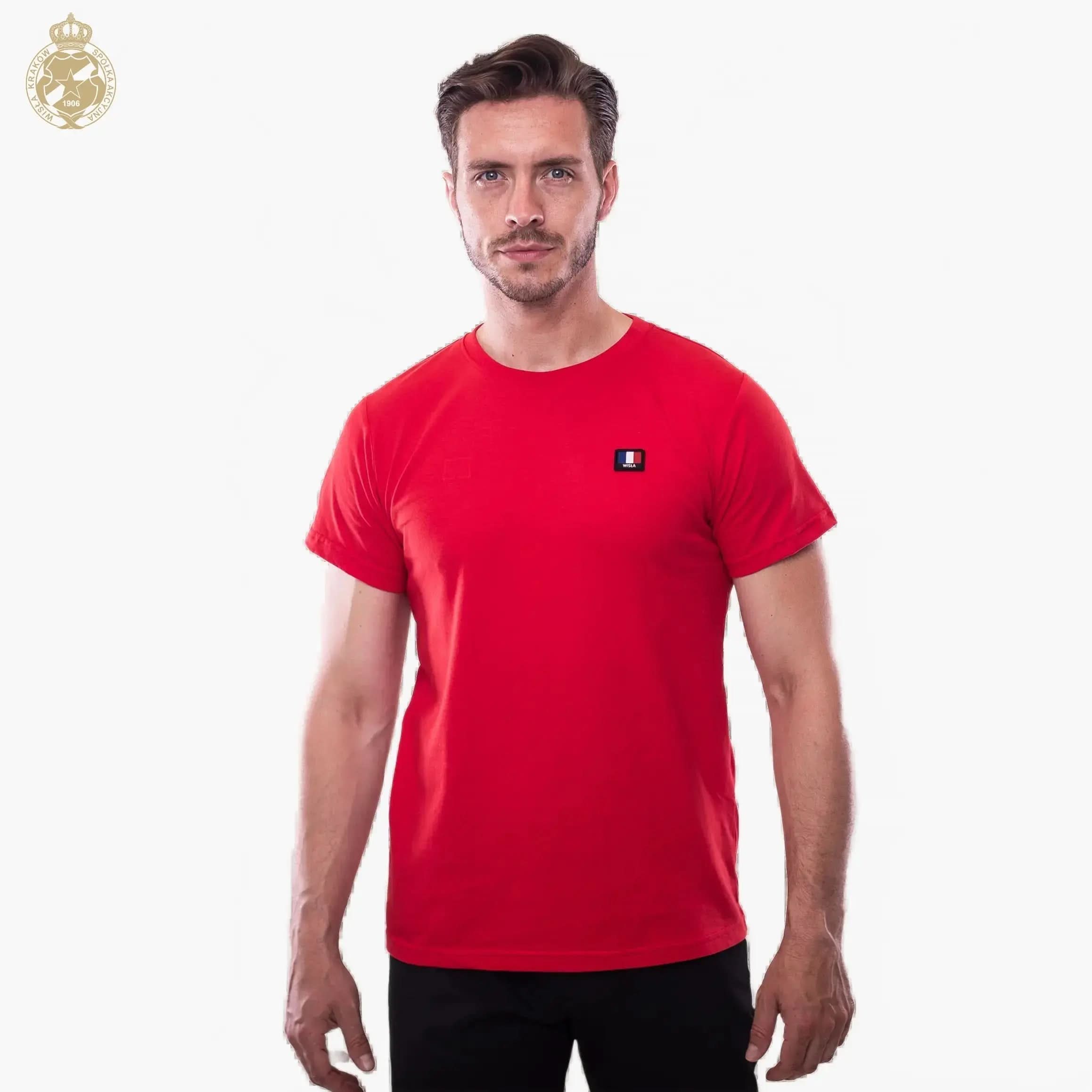 T-shirt Wisła basic - czerwony Official FanShop - TS Wisła Kraków SA