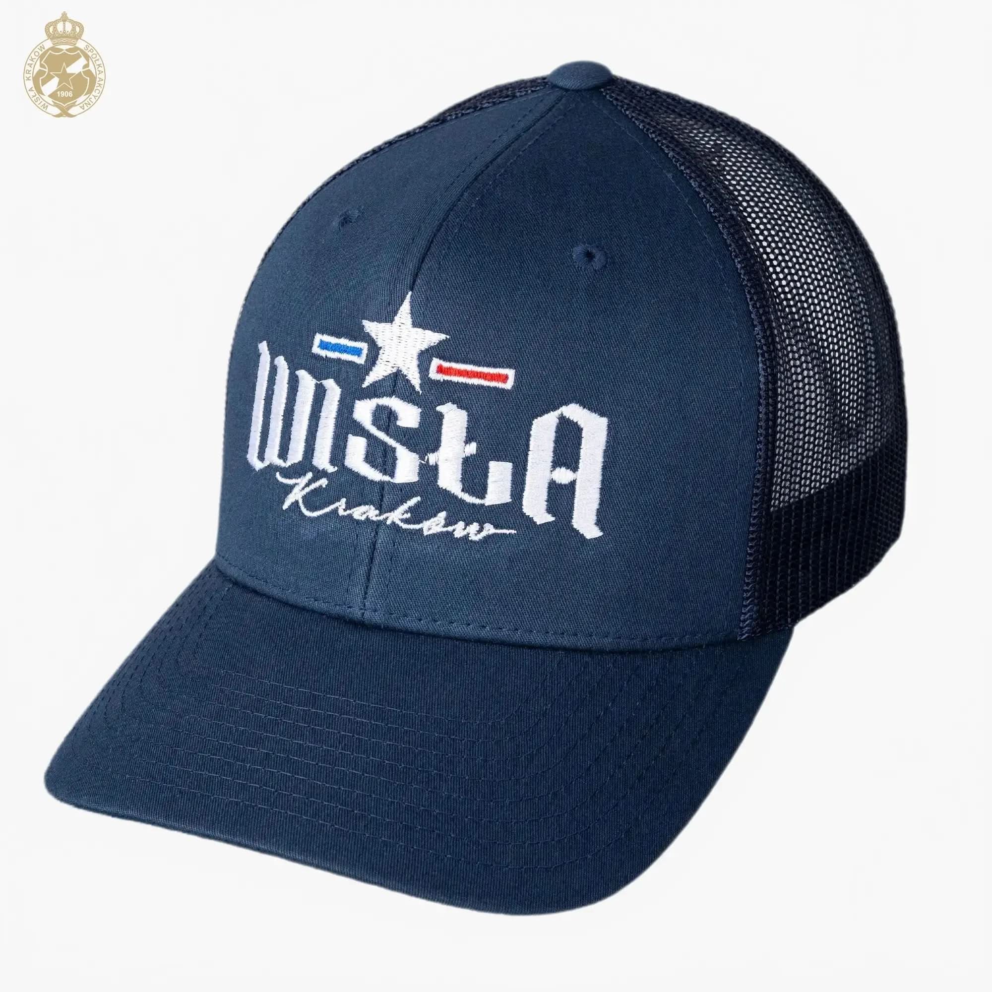 Czapka z daszkiem Wisła Kraków - granatowa Official FanShop - TS Wisła Kraków SA