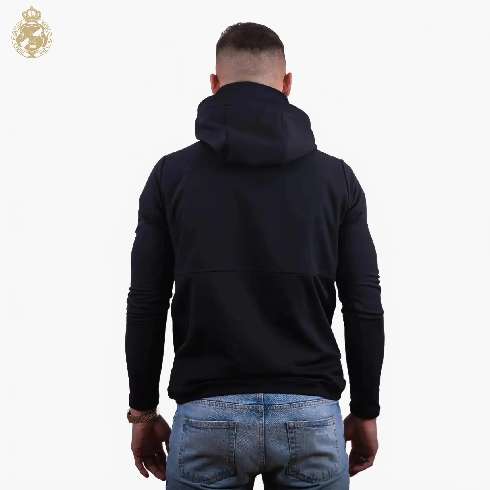 Bluza R22 halfshell - czarna - TS Wisła Kraków SA