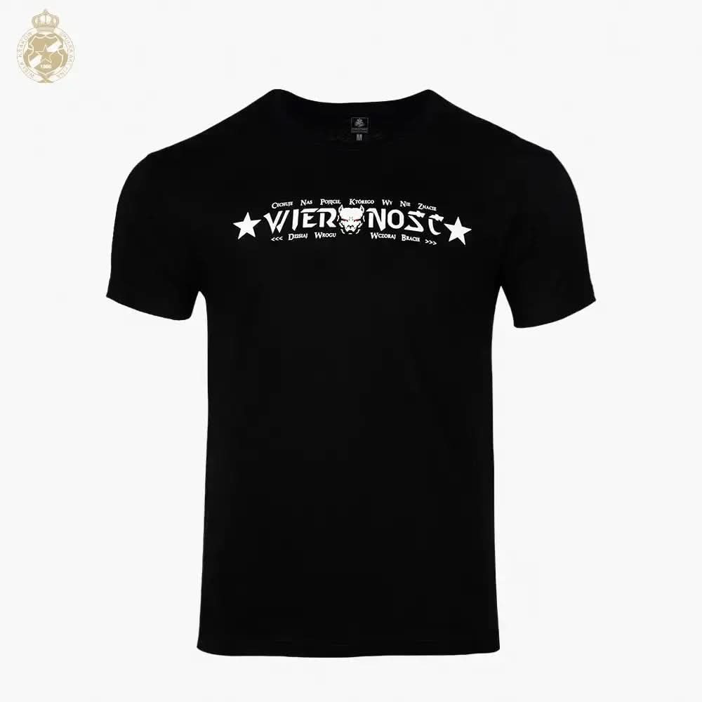T-shirt Wierność - czarny Official FanShop - TS Wisła Kraków SA