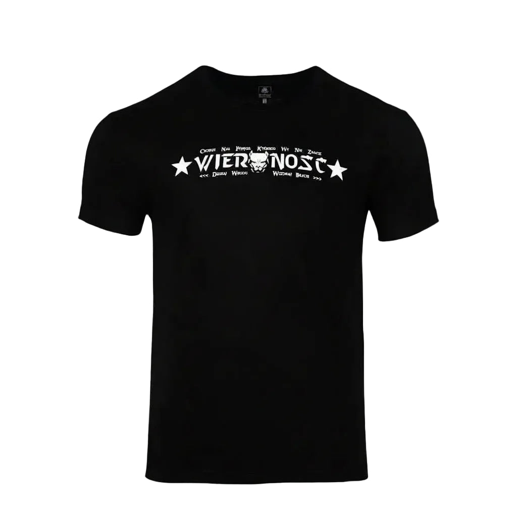 T-shirt Wierność - czarny Official FanShop - TS Wisła Kraków SA