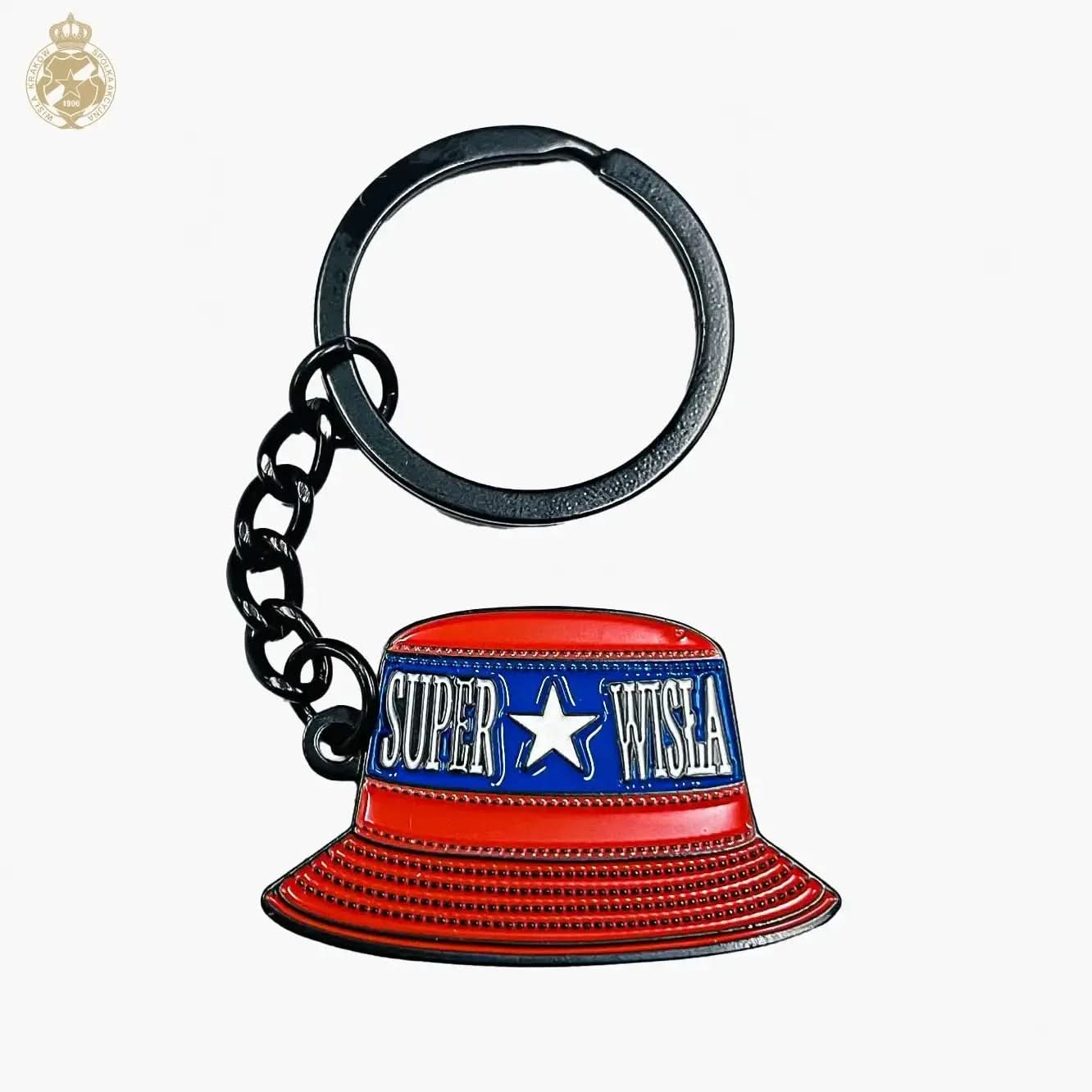 Breloczek metalowy kapelusz Official FanShop - TS Wisła Kraków SA