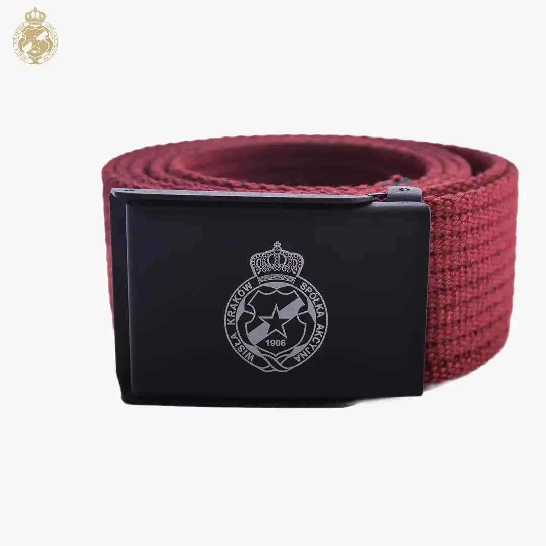 Pasek parciany - czerwony Official FanShop - TS Wisła Kraków SA